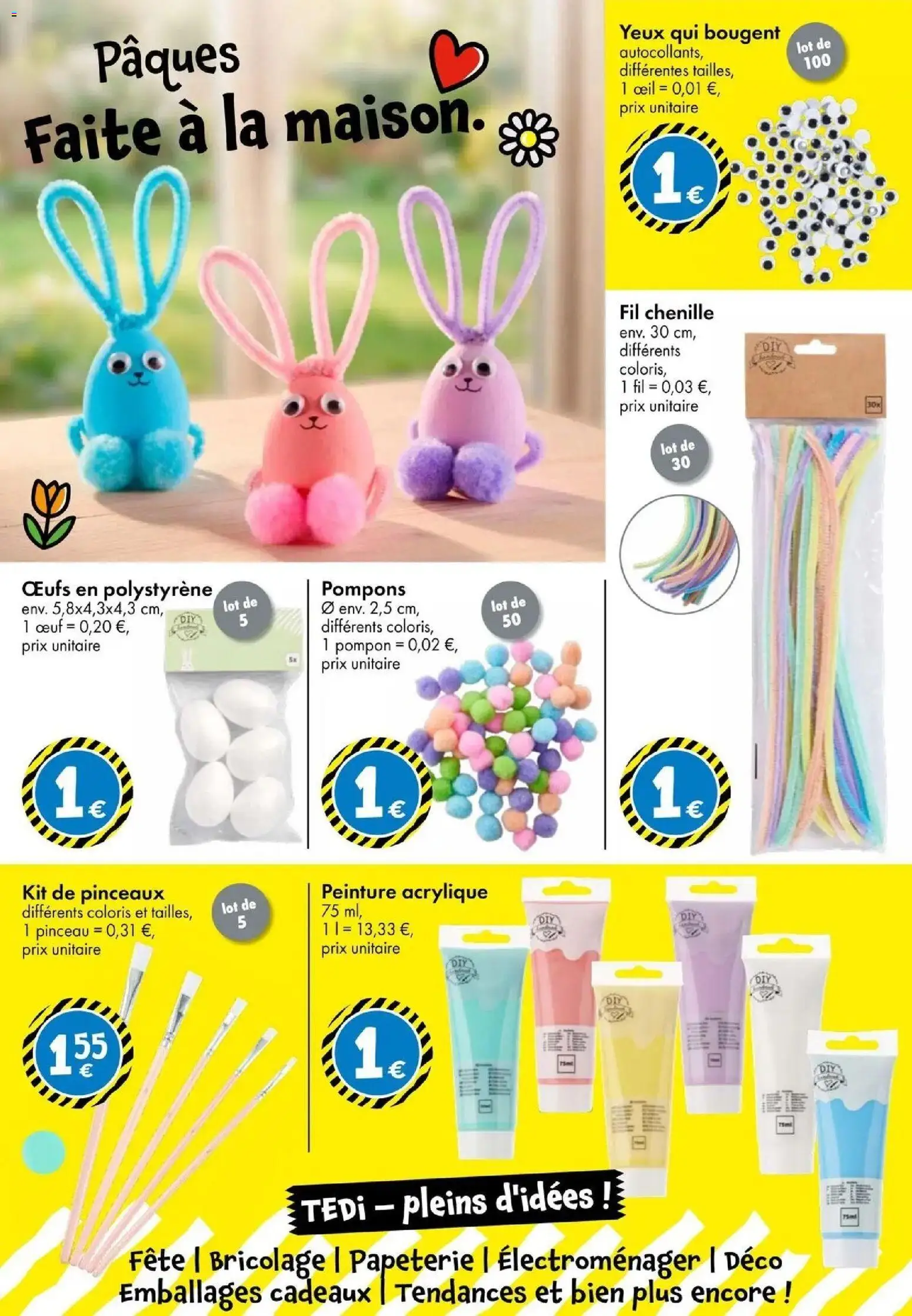 {H1} | Page: 4 | Produits: Pinceau, Œufs