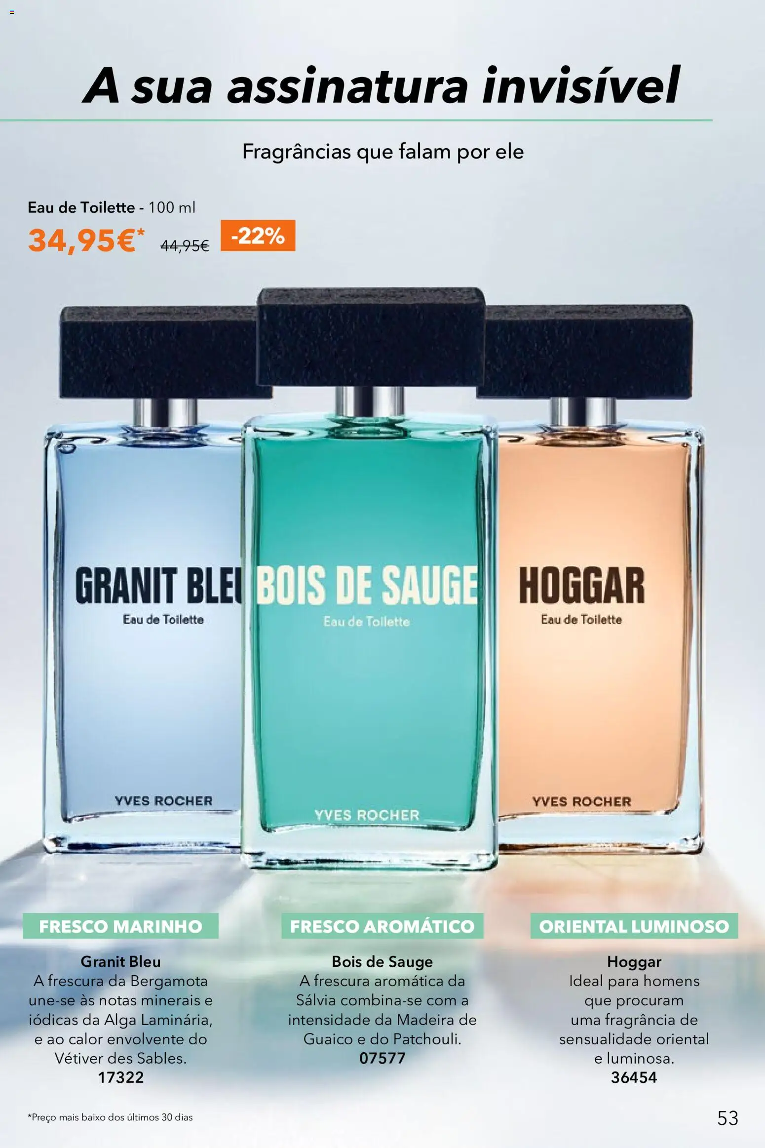 Yves Rocher catálogo 8 │ válido de 03.06.2026 | Página: 53 | Produtos: Fragrância, Eau de toilette