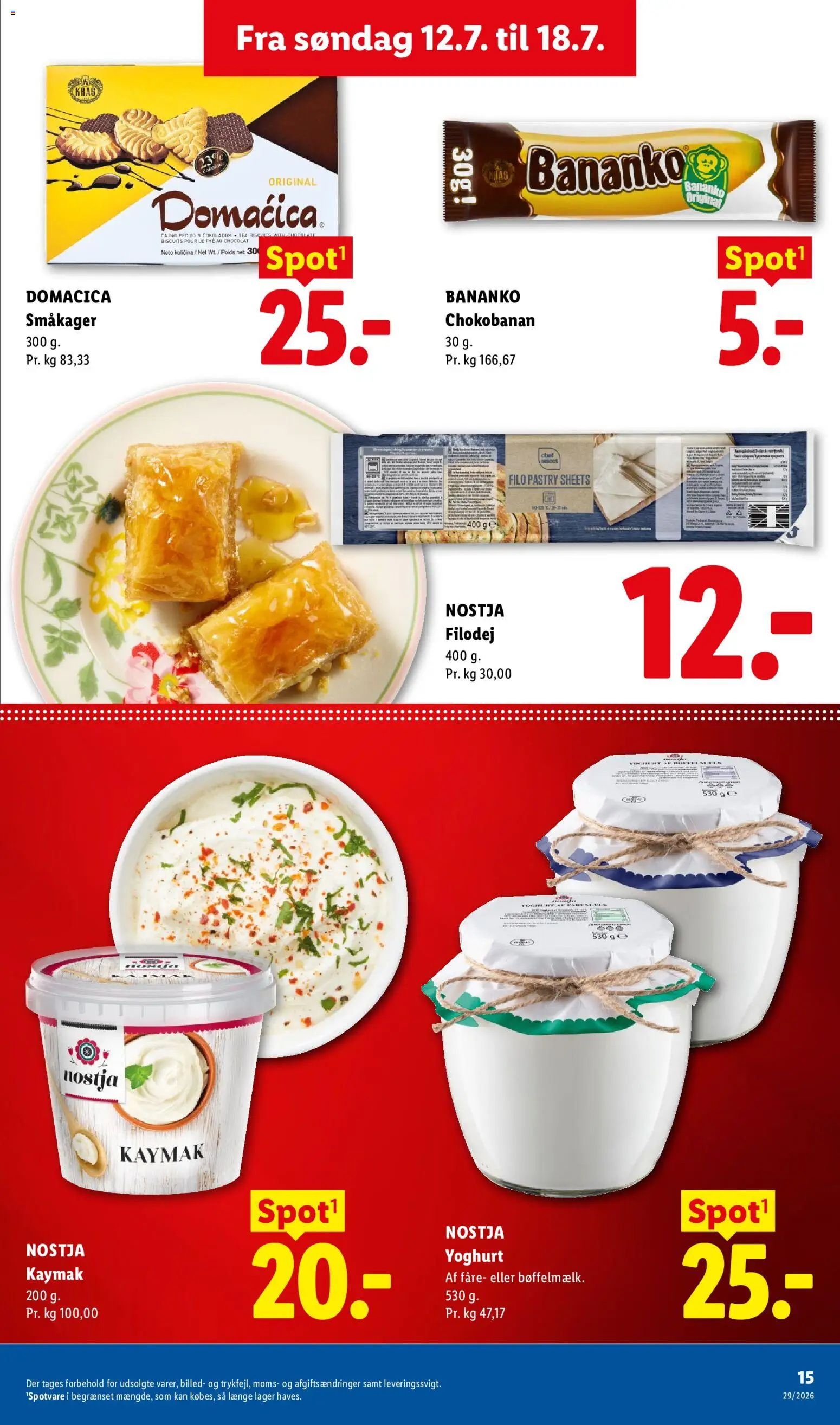 Lidl tilbudsavis – gyldig fra 16/07/2026 | Side: 29 | Produkter: Yoghurt, Cookies, Småkager, Søm