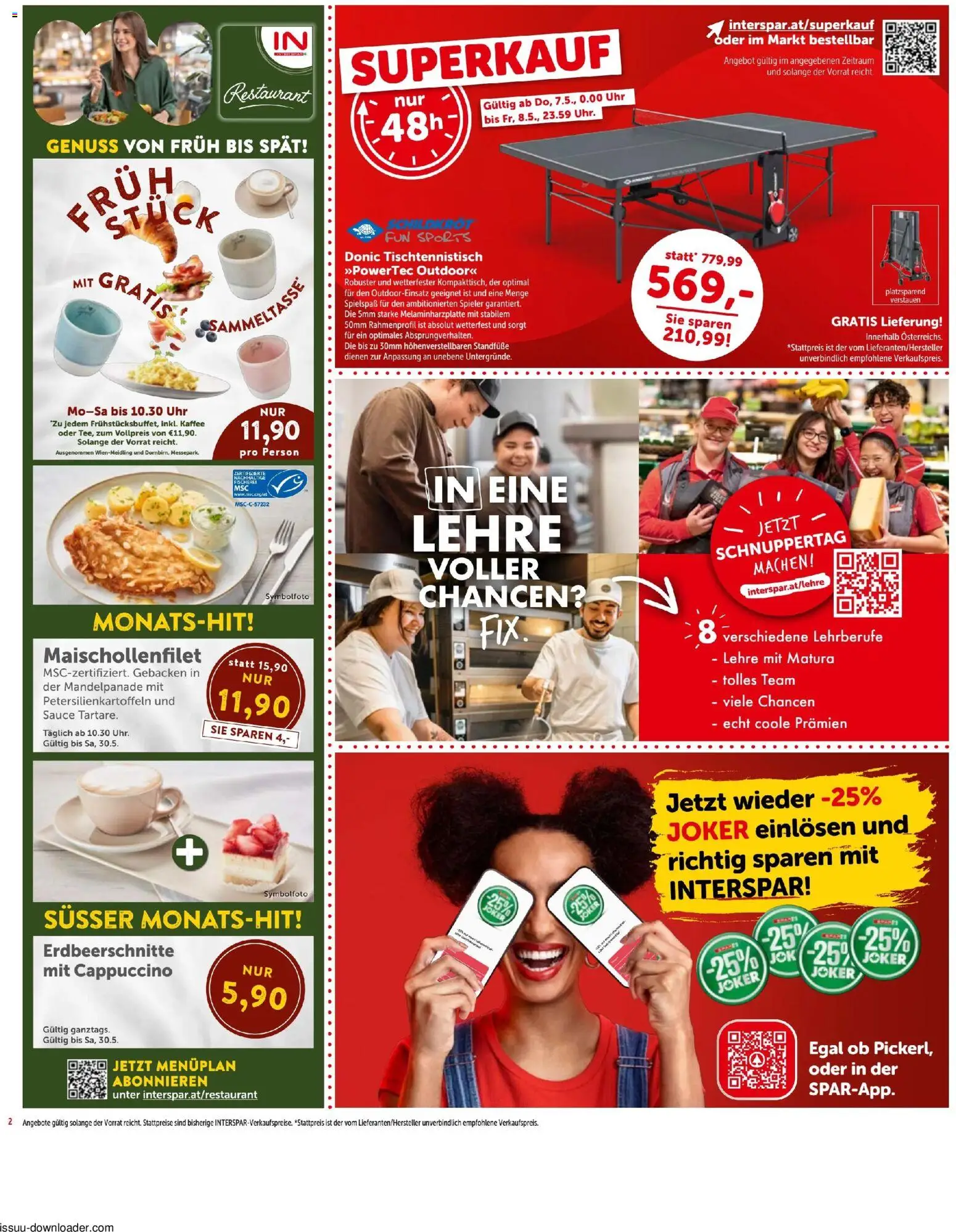 Interspar - Flugblatt gültig ab 07.05.2026 | Seite: 2 | Produkte: Uhr, Kaffee