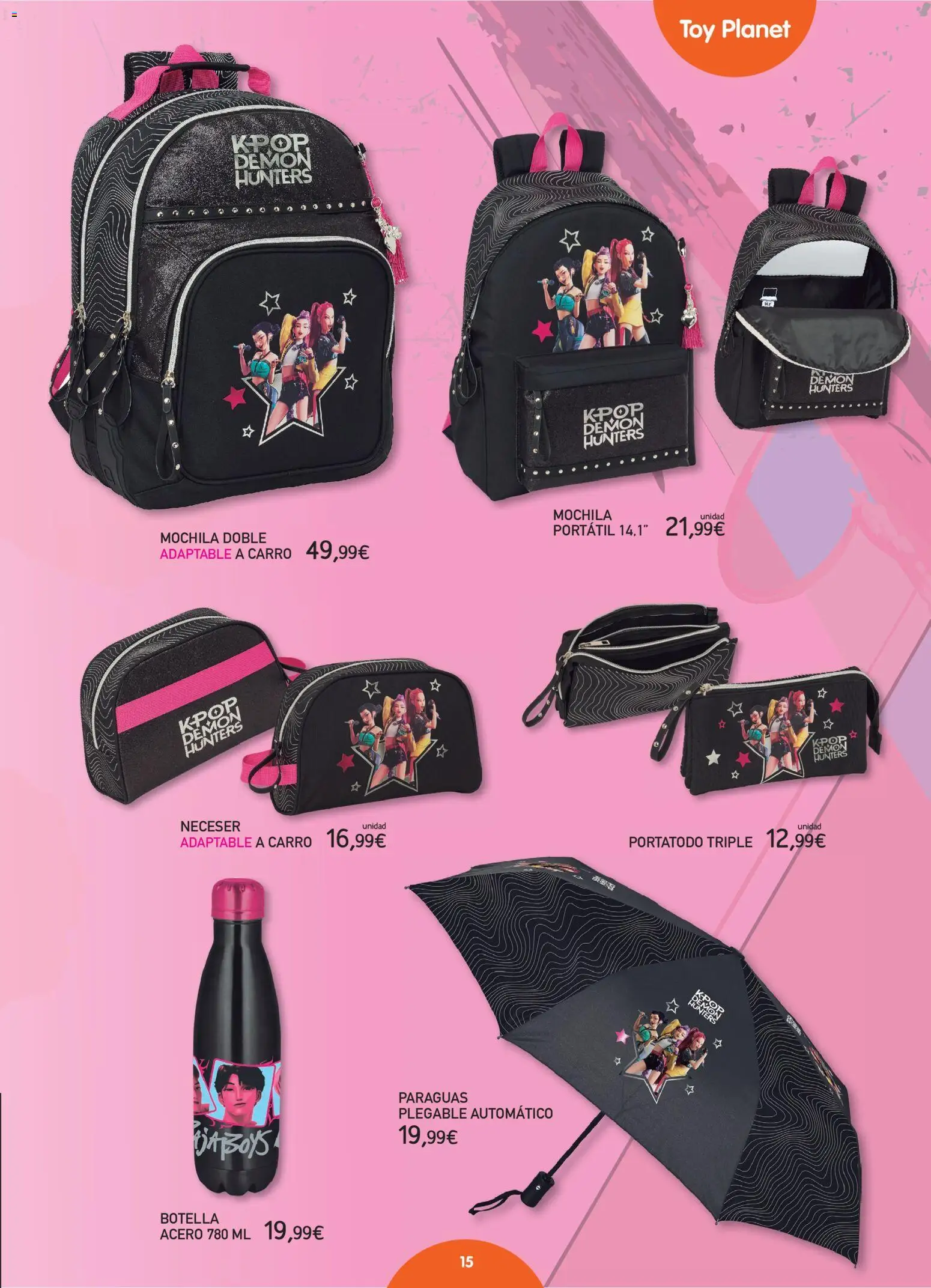 Toy Planet catálogo de Vuelta a Clase │ válido desde el 10/08/2026 | Página: 15 | Productos: Portátil, Mochila, Neceser