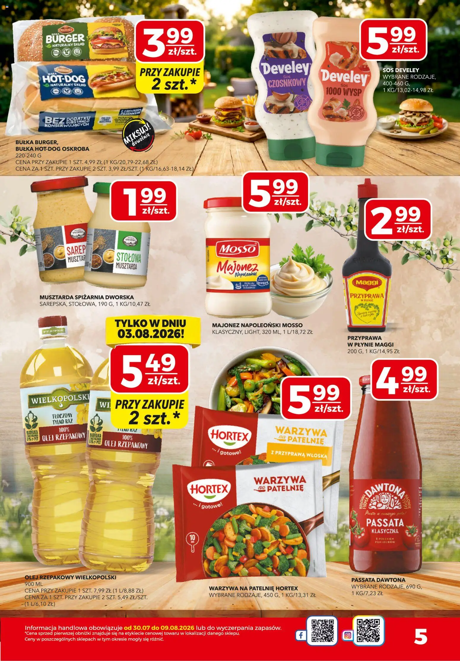 Top Market gazetka od 30.07.2026 | Strona: 5 | Produkty: Patelnie, Musztarda, Majonez, Sos