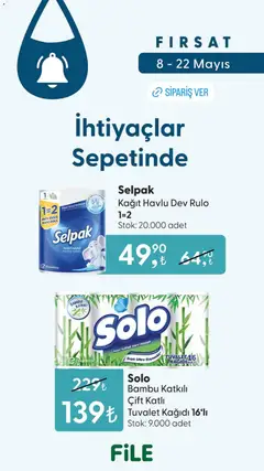 08.05.2026 tarihinden itibaren geçerli olan File Market kataloğu önizlemesi