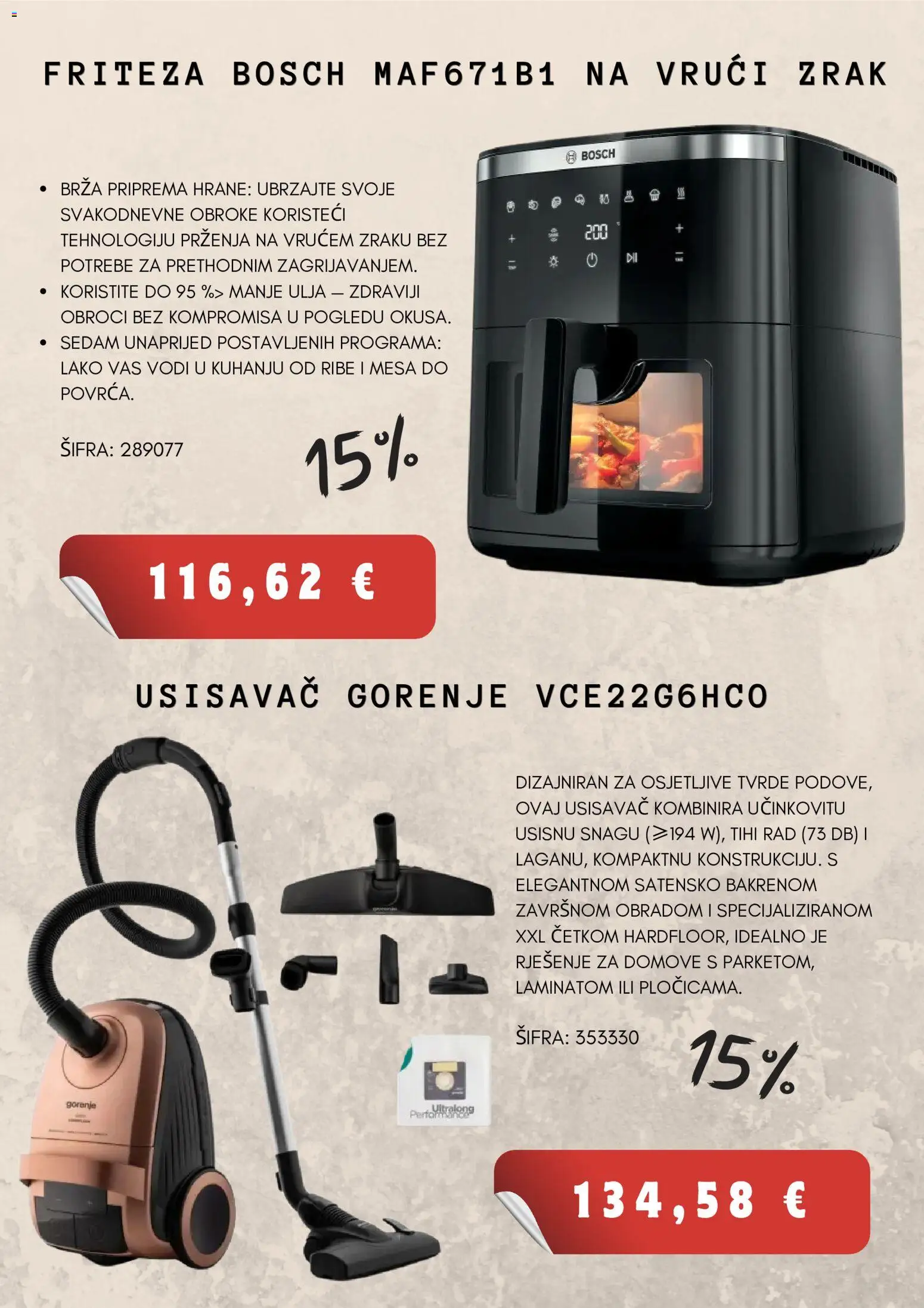 FRIGO & Co. katalog | vrijedi od 22.09.2026 | Stranica: 5 | Proizvodi: Usisavač