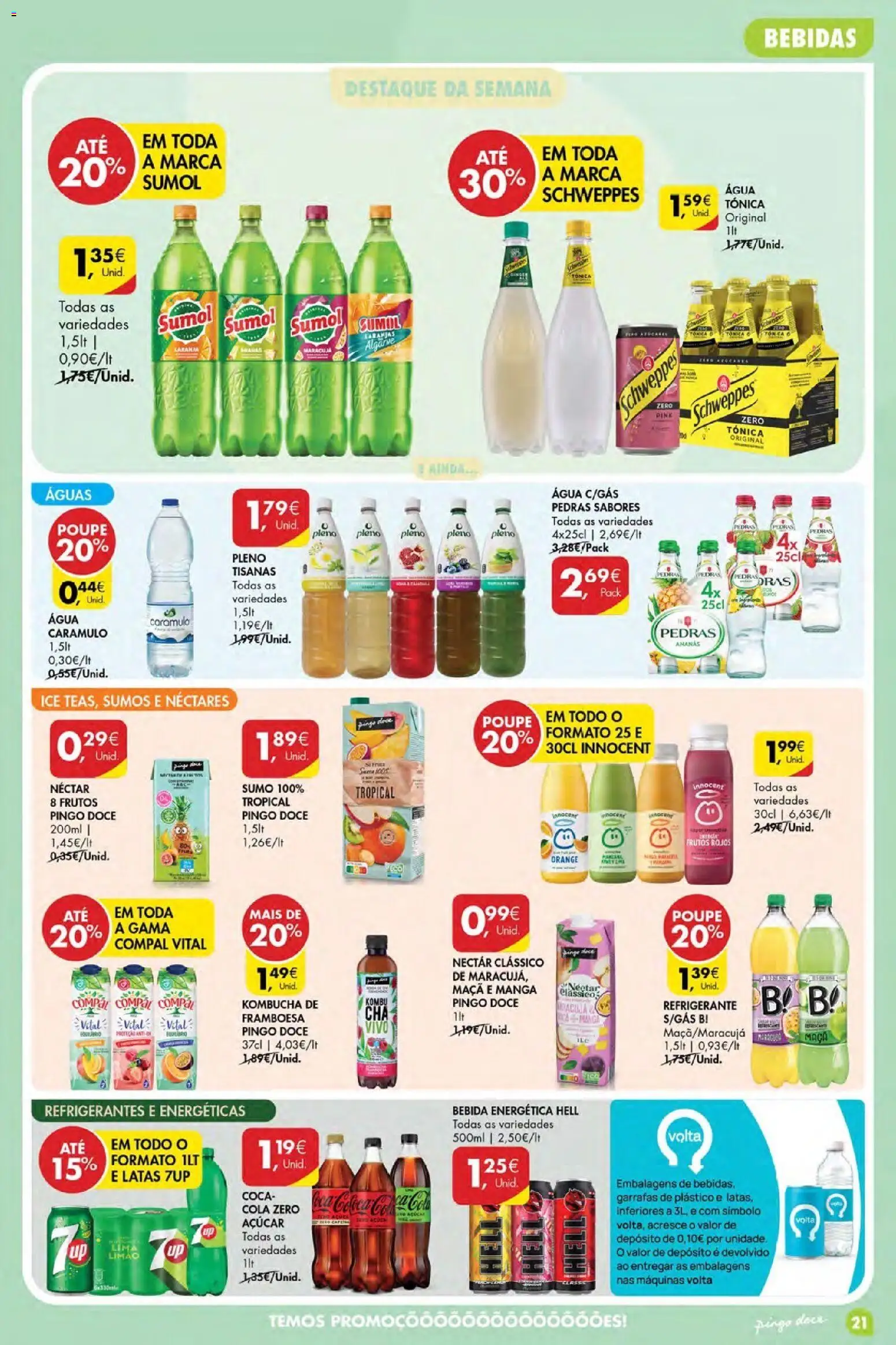 Pingo Doce Poupe Esta Semana Açores │ válido de 28.05.2026 | Página: 21 | Produtos: Kombucha, Maça, Sumo, Laranjas