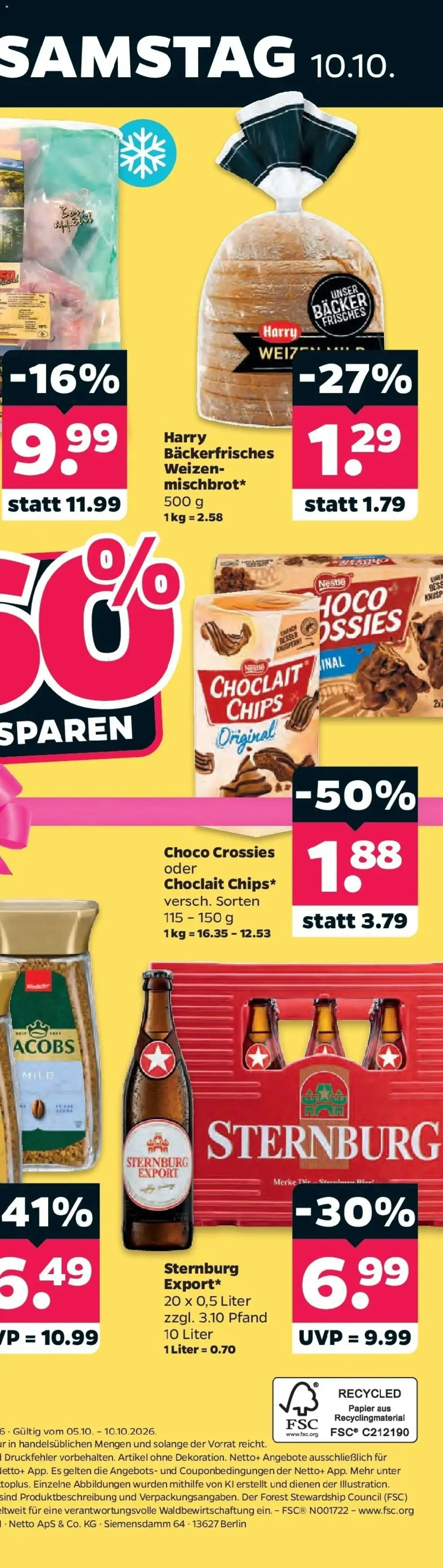Netto Aktueller Prospekt ab 05.10.2026 → Angebote nächste Woche | Seite: 80 | Produkte: Chips