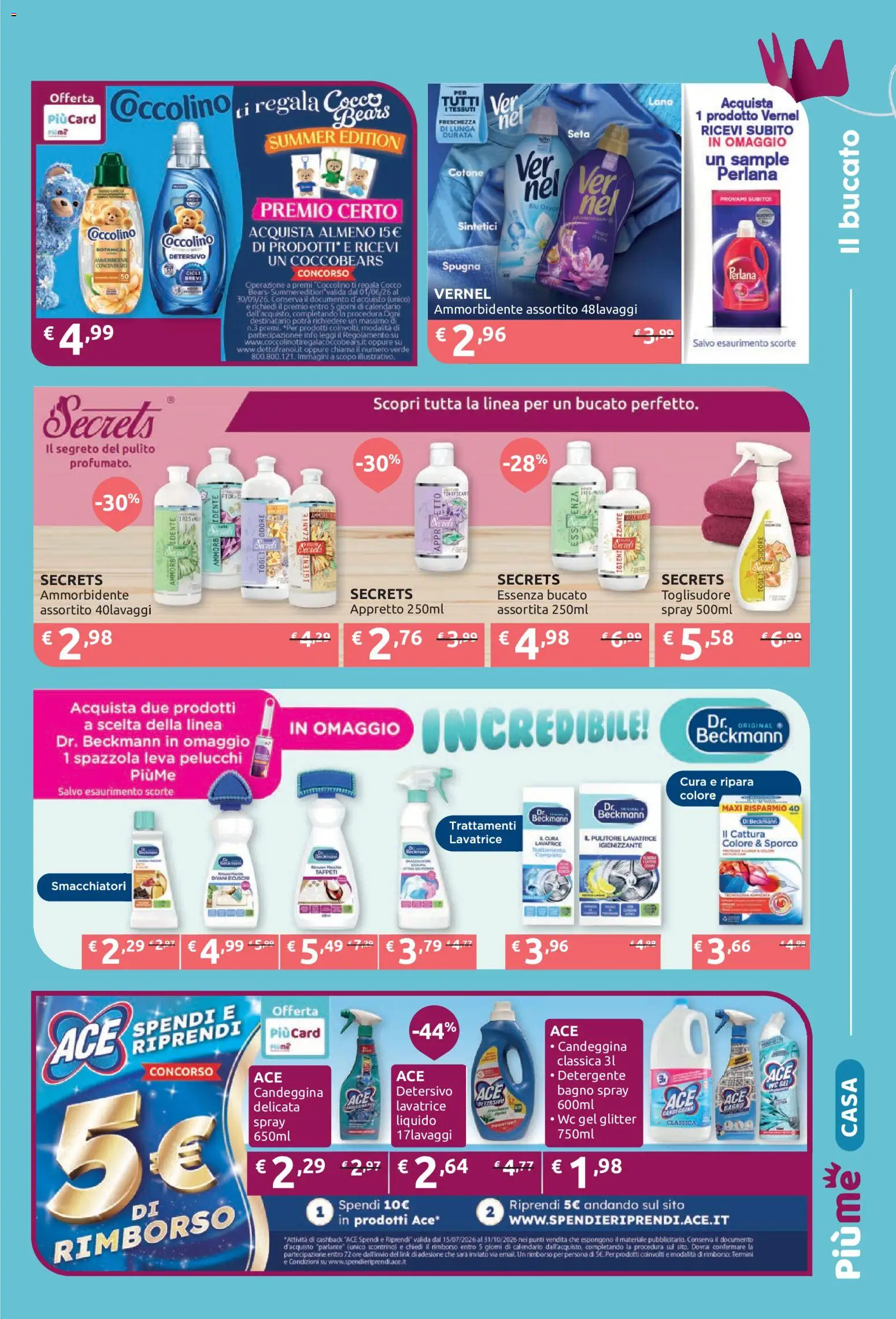 Volantino IperSoap del 03/08/2026 | Pagina: 19 | Prodotti: Ammorbidente, Detergente, WC, Bagno