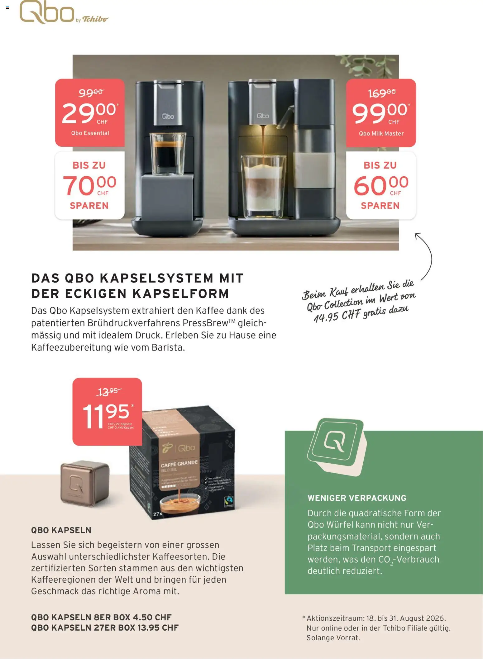 Tchibo aktionen Soft Mornings – gültig ab 25.08.2026 | Seite: 34 | Produkte: Box, Kaffee