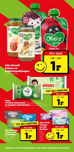Plus folder week 34 - Voorbeeld van een folder van Plus, geldig van 19-08-2026 | Pagina: 24 | Producten: Kalkoen, Babydoekjes, Tissues, Toiletpapier