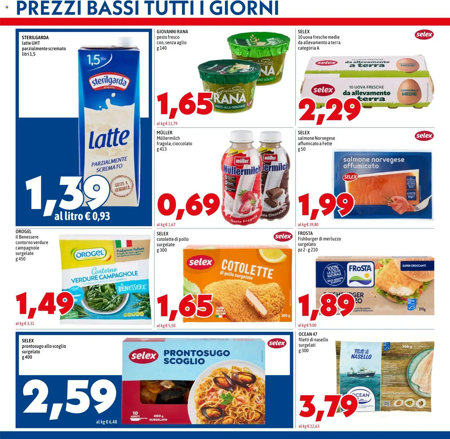 Volantino Mega del 28.05.2026 | Pagina: 5 | Prodotti: Uova, Pesto, Nasello, Terra