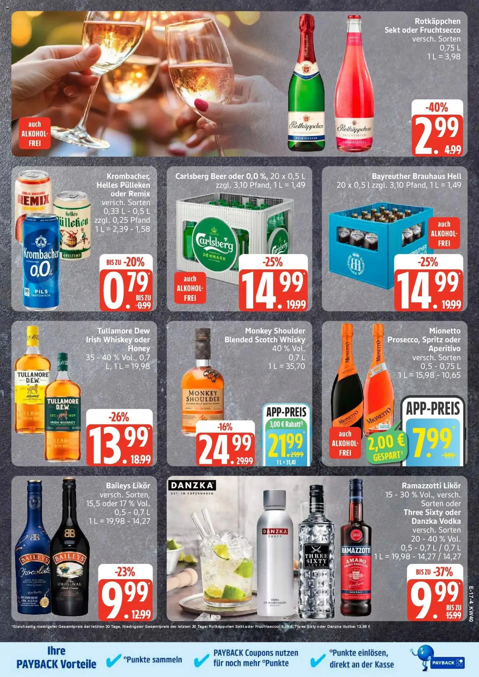 Edeka Prospekt Neuruppin (ab 28.09.2026) » Angebote Online | Seite: 21 | Produkte: Rotkappchen sekt, Whisky, Sekt, Veltins