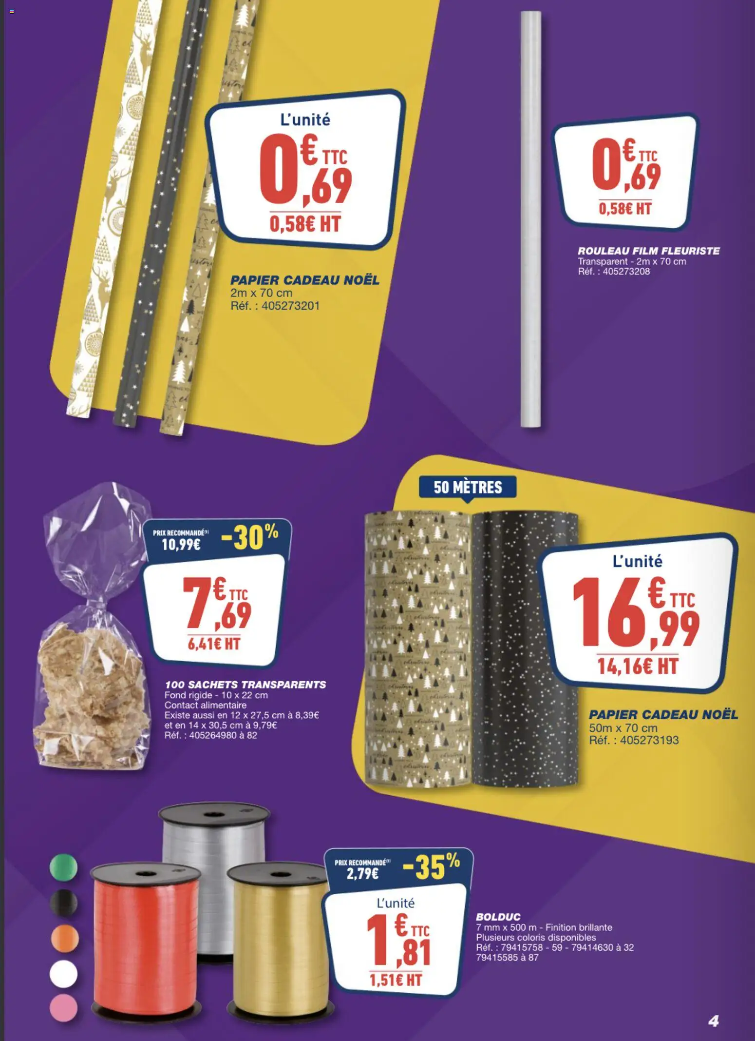 {H1} | Page: 4 | Produits: Papier cadeau, Rouleau