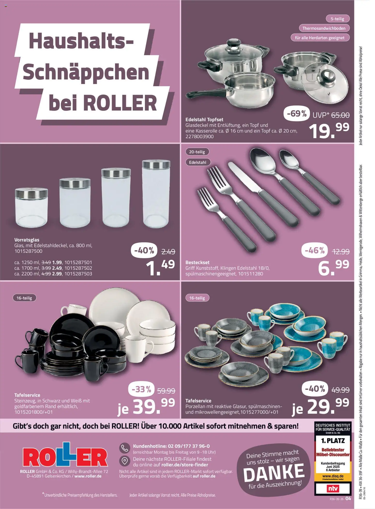 Roller Preis-Offensive – gültig ab 30.08.2026 | Seite: 4