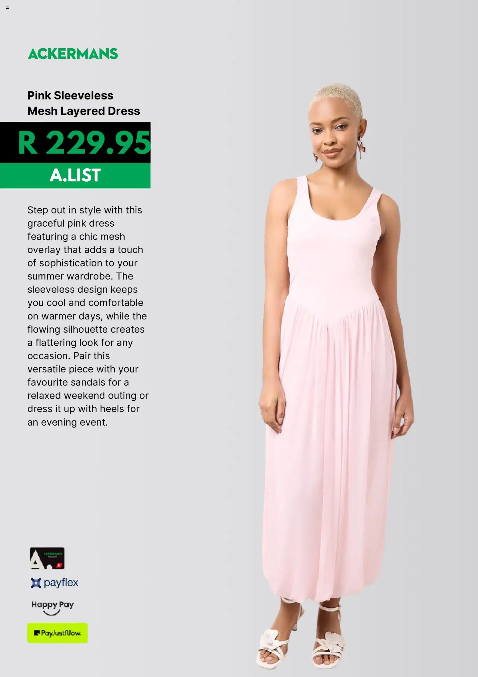 New Ackermans catalogue – valid from 14/10/2026 | Page: 3 | Products: Dress, Sandals