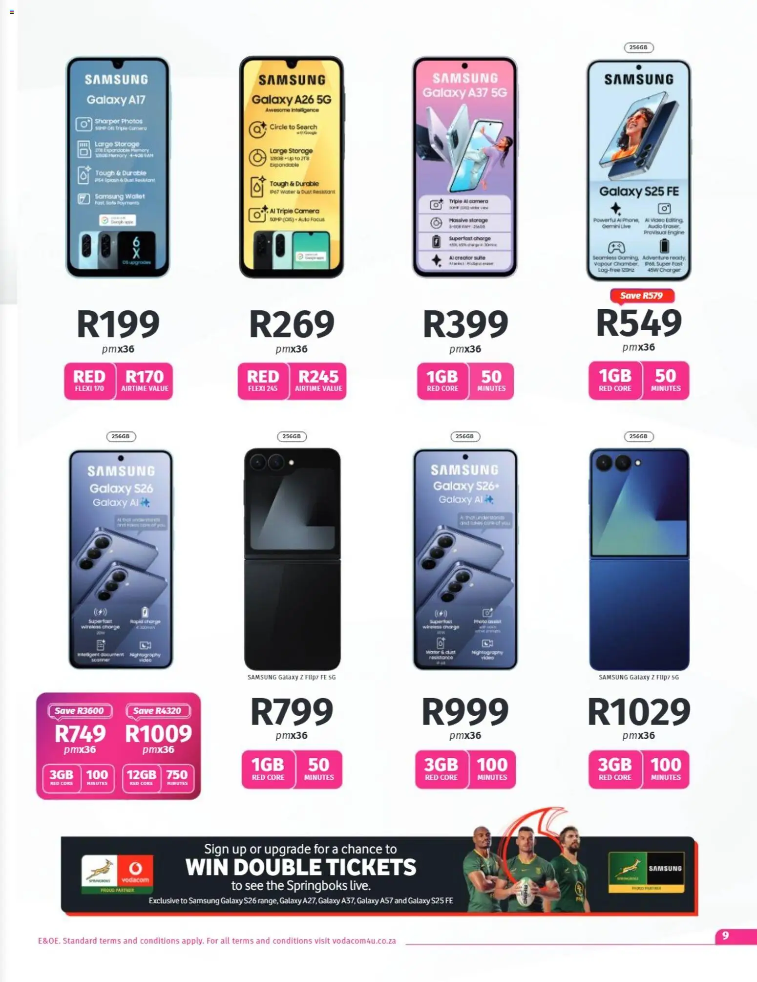 New Vodacom catalogue – valid from 07/07/2026 | Page: 9