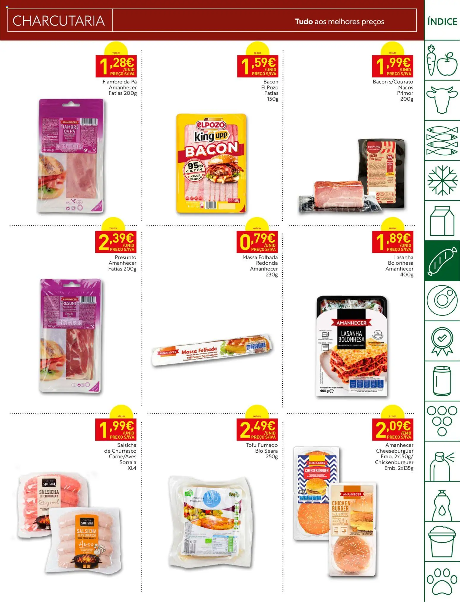 Recheio folheto Madeira │ válido de 01/09/2026 | Página: 11 | Produtos: Massa folhada, Puff, Lasanha, Salsicha