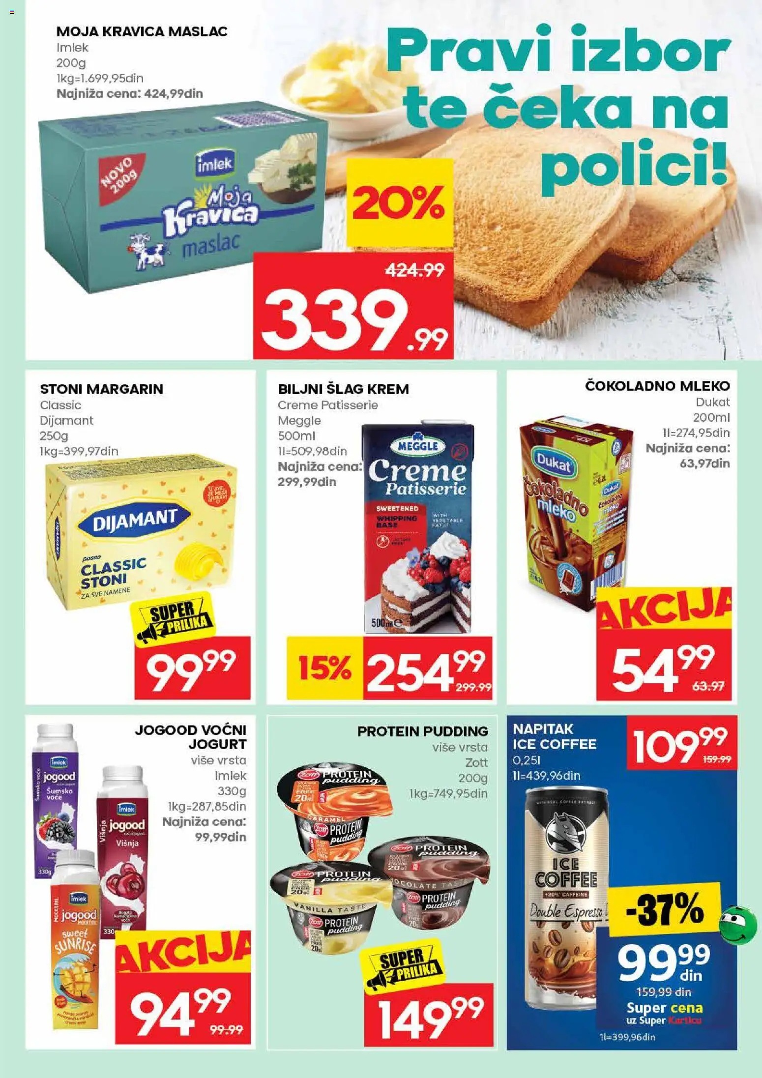 Roda katalog - važi od 30.07.2026 | Strana: 11 | Proizvode: Maslac, Čokoladno mleko, Šlag krem, Krem