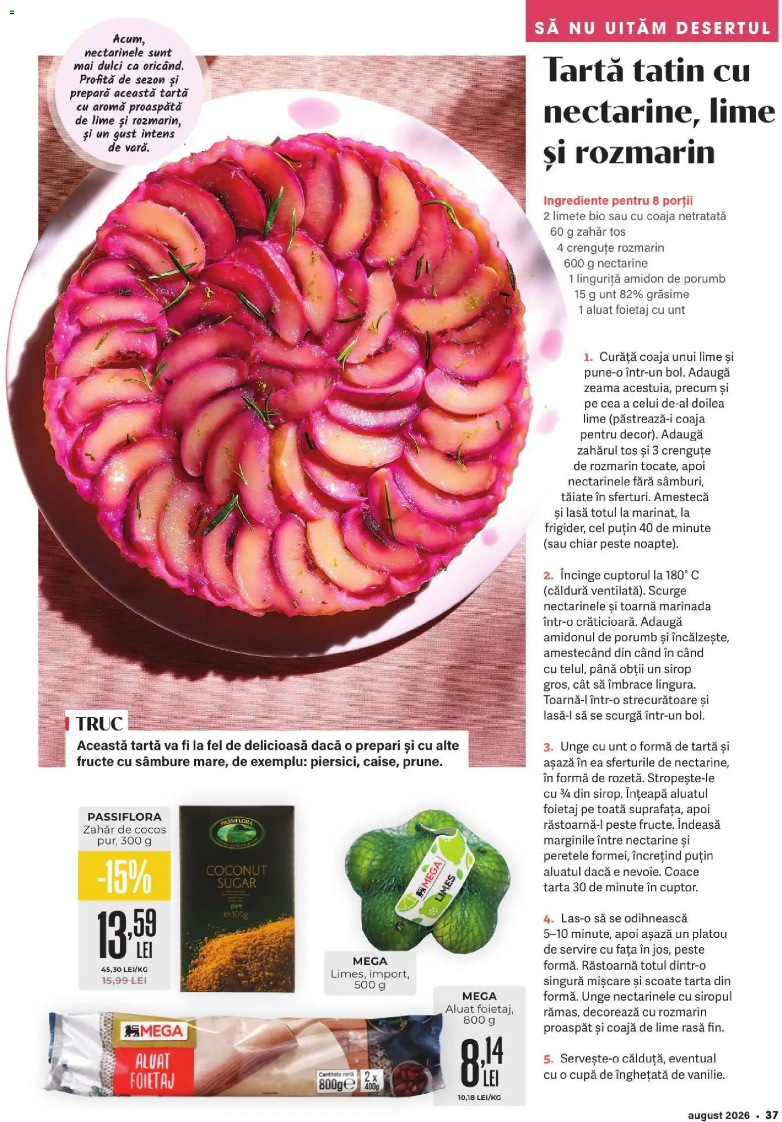 Noul catalog Mega Image – valabil de la 30.07.2026 | Pagină: 37 | Produse: Foietaj, Pește, Sirop, Zahăr