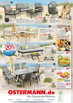 Ostermann Prospekt 	 ab 02.05.2026 gültig | Seite: 12 | Produkte: Hocker, Kissen, Gartenmöbel, Uhr