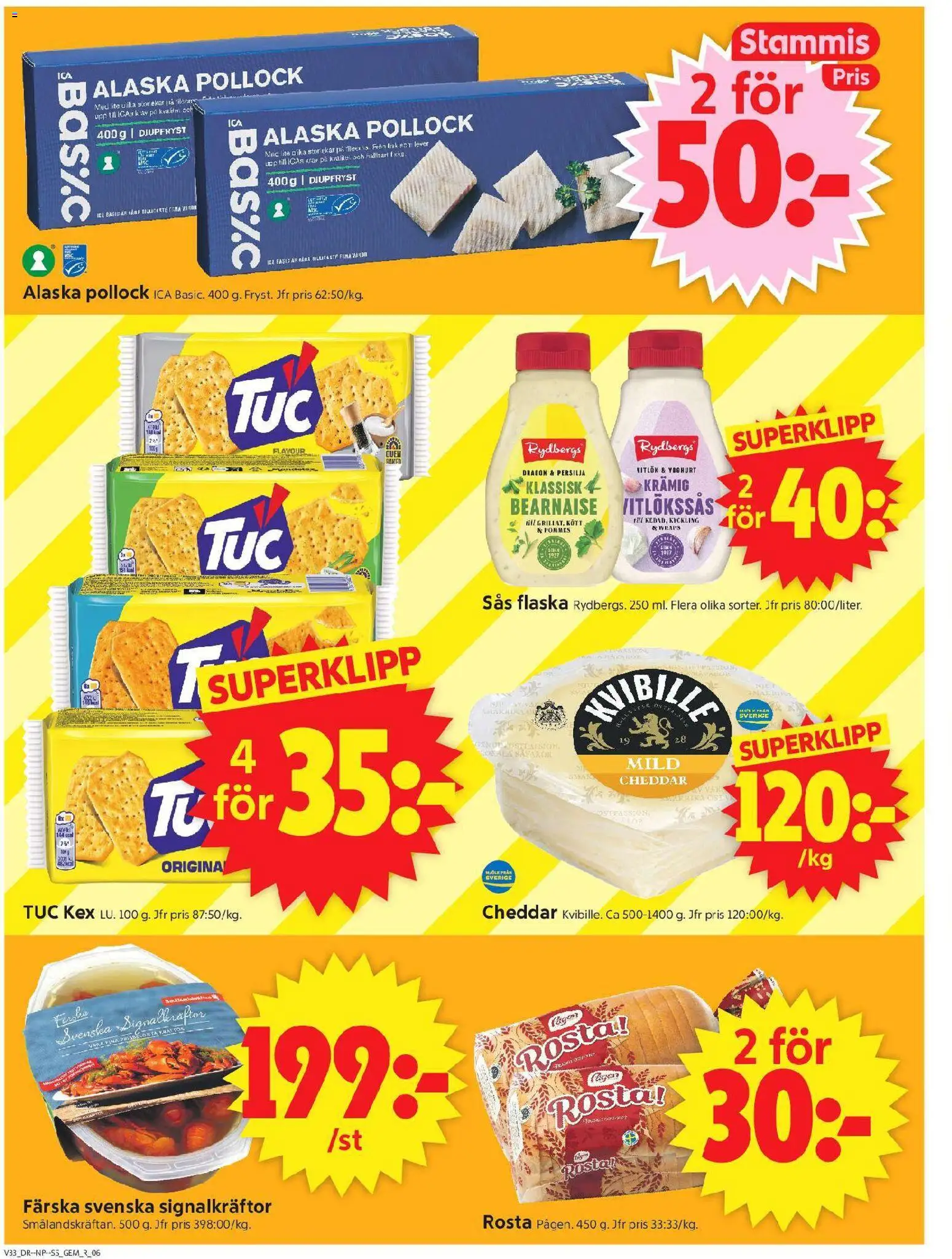 ICA Supermarket reklamblad aktuell från 10/08/2026 | Sida: 8 | Produkter: Gem, Yoghurt, Kött, Kyckling