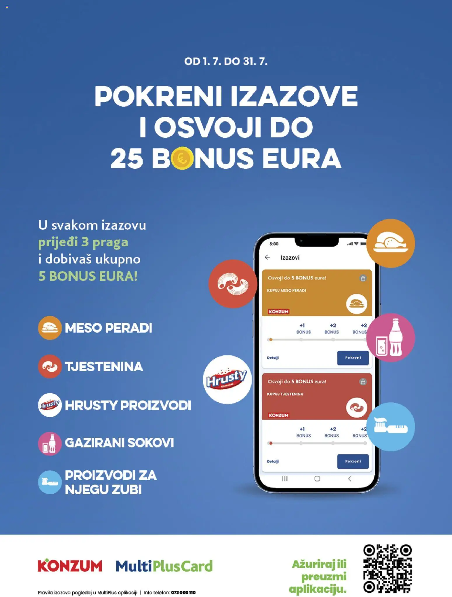 Konzum katalog | vrijedi od 15.07.2026 | Stranica: 39 | Proizvodi: Meso, Tjestenina, Telefon