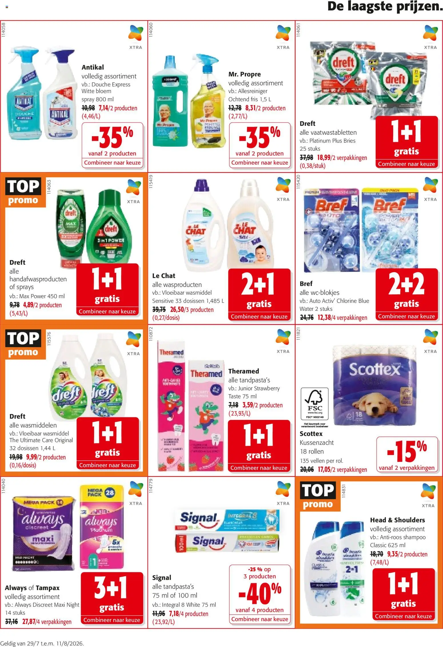 {H1} | Pagina: 12 | Producten: Libacomb, Shampoo, Wasmiddel