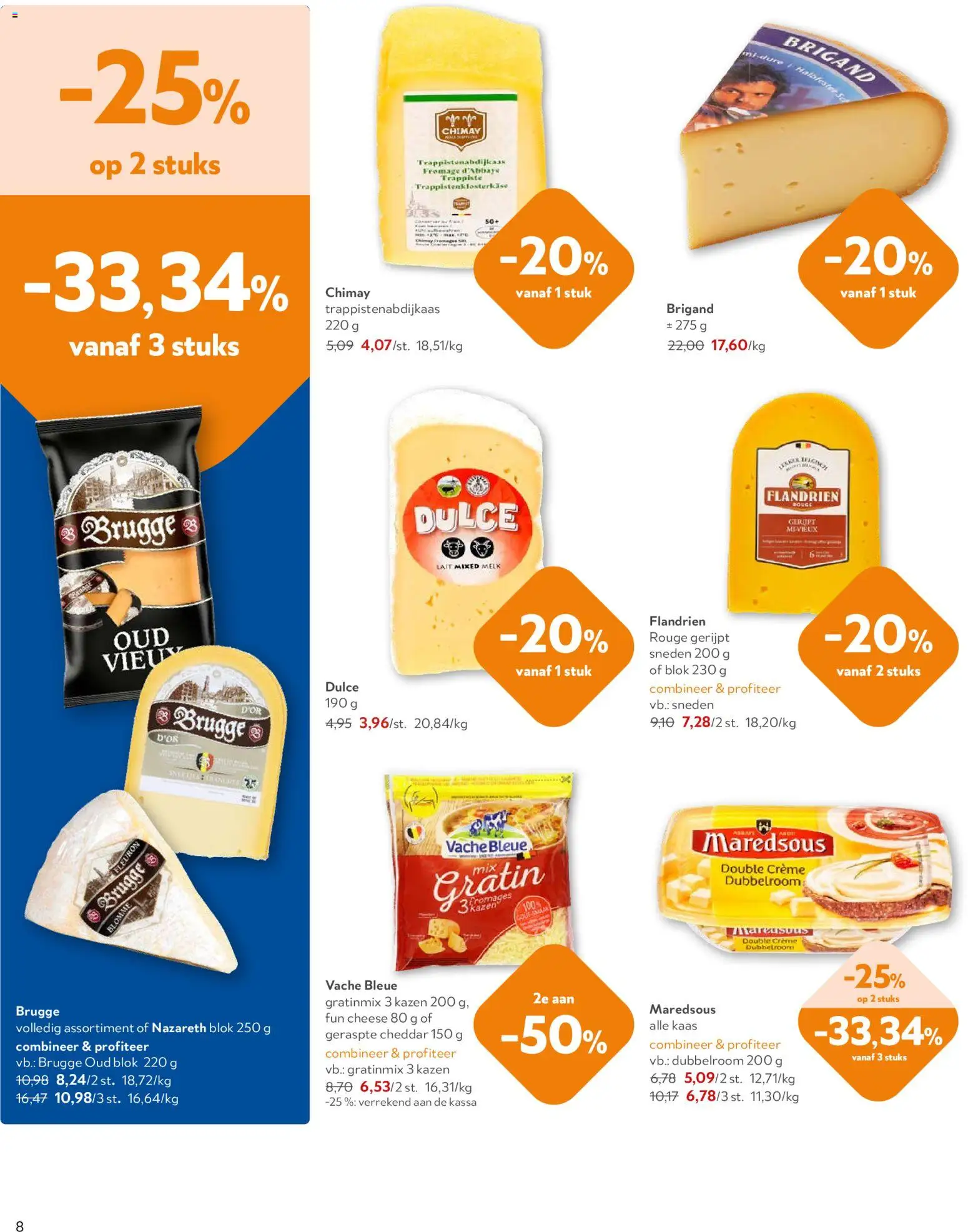 {H1} | Pagina: 8 | Producten: Cheddar, Crème, Melk, Kaas