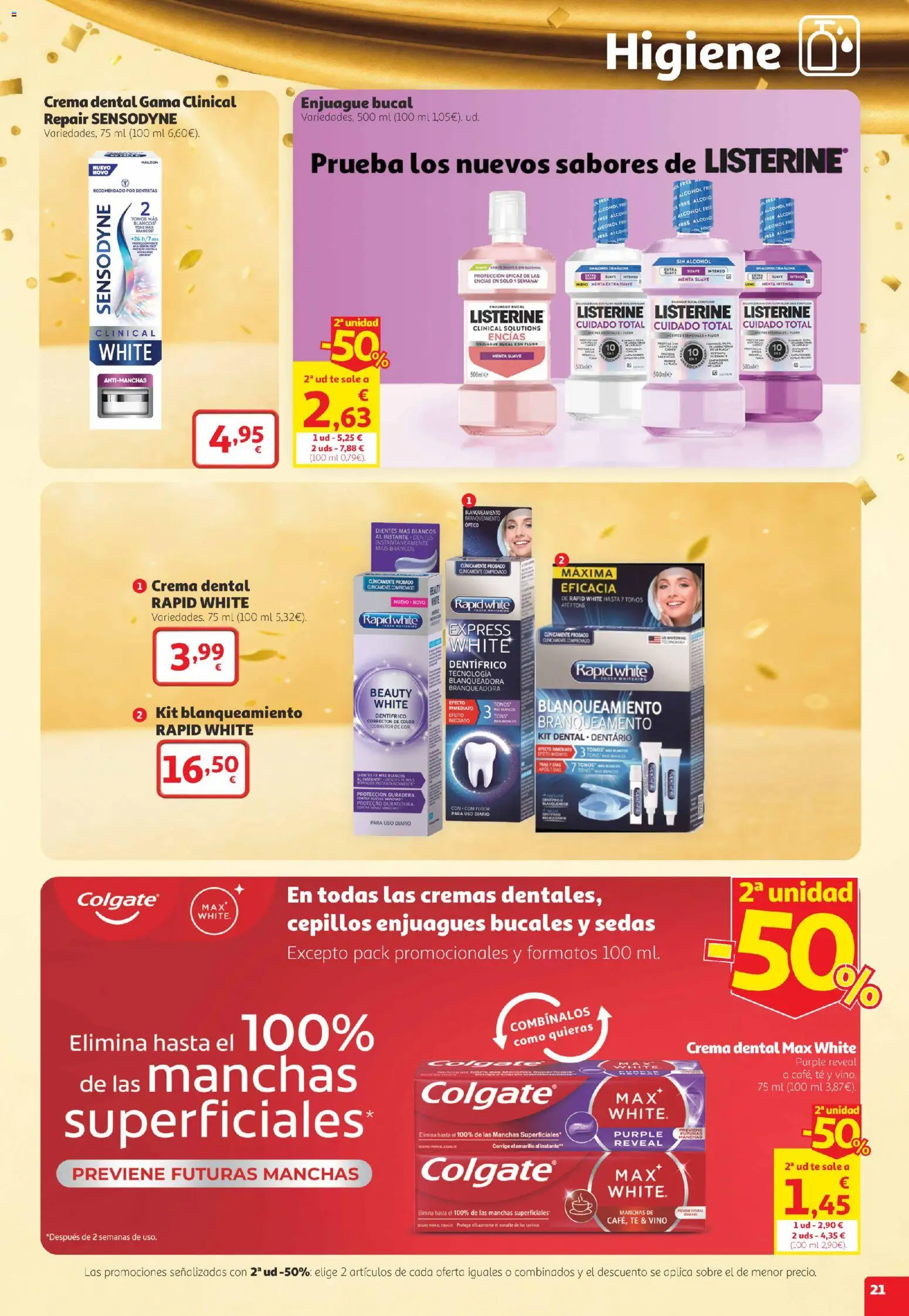 Alcampo folleto Telde │ válido desde el 22/10/2026 | Página: 21 | Productos: Corrector, Enjuague bucal, Vino, Listerine