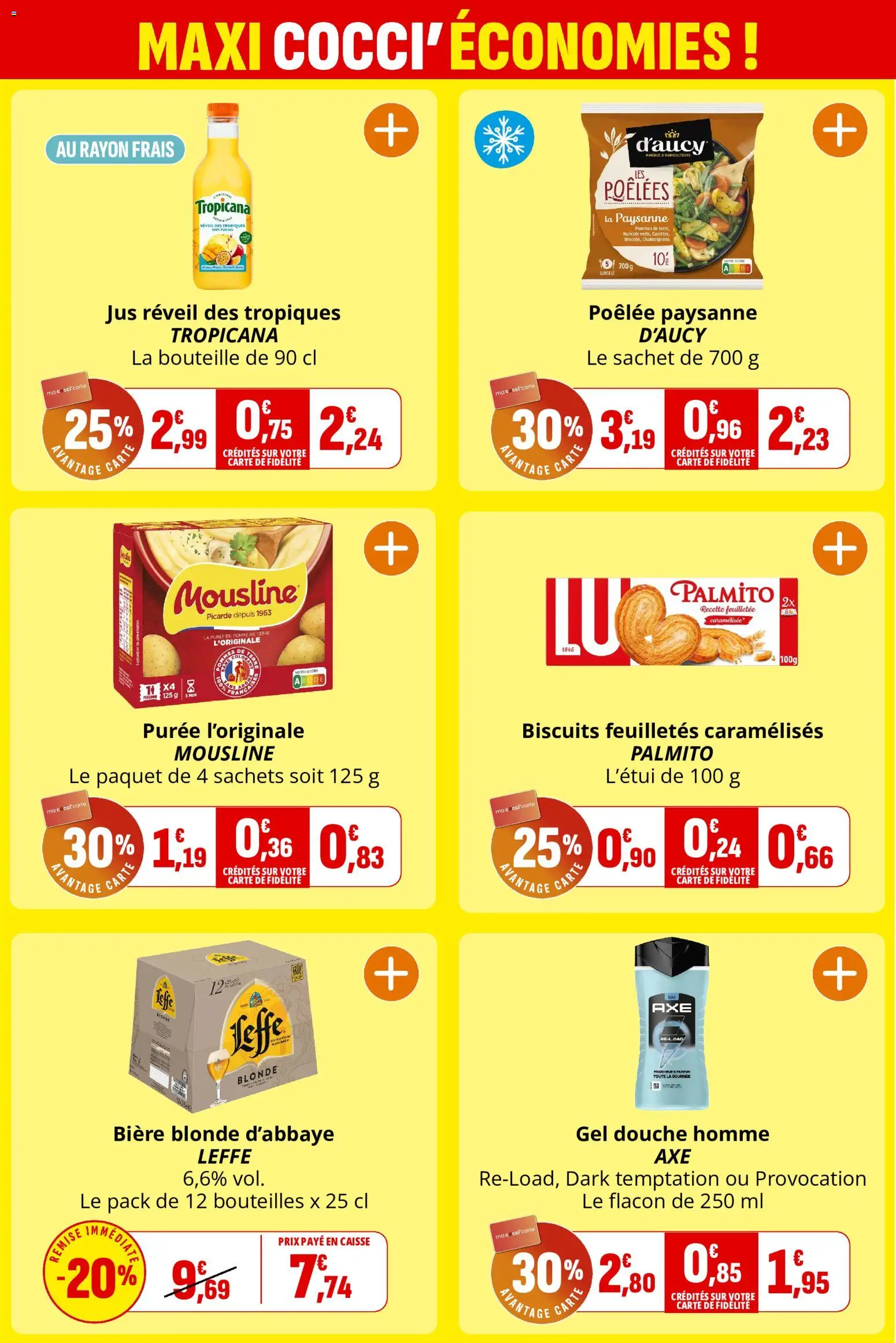 {H1} | Page: 3 | Produits: Leffe, Pomme, Bière, Biscuits
