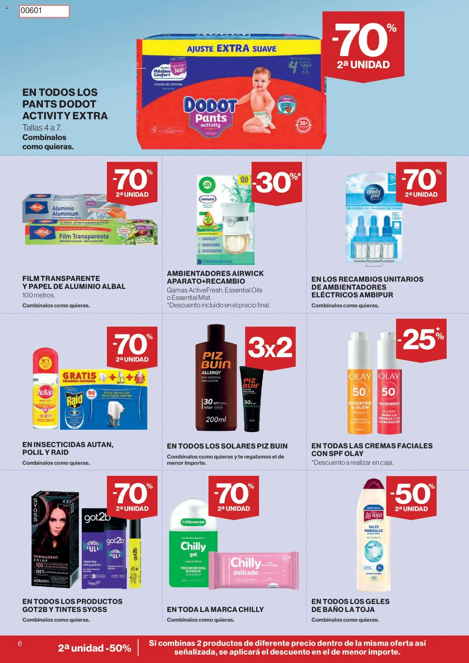 Hipercor catálogo │ válido desde el 30/07/2026 | Página: 6 | Productos: Té, Baño