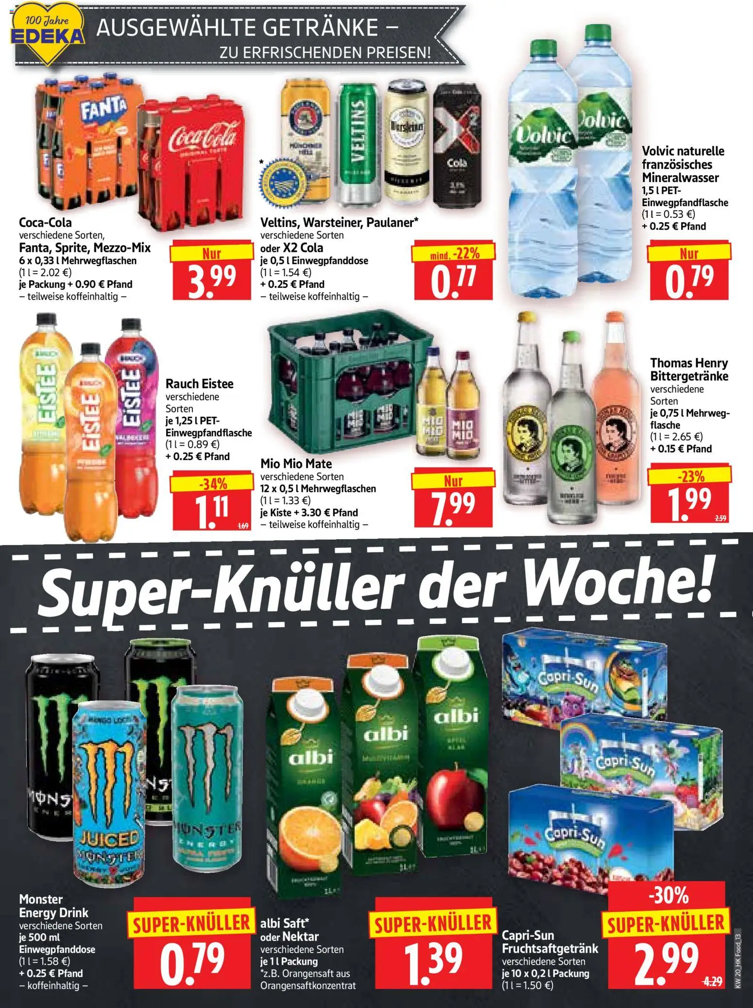 HERKULES Prospekt 	 – gültig ab 11.05.2026 | Seite: 13 | Produkte: Capri sun, Energy, Mio mio mate, Volvic