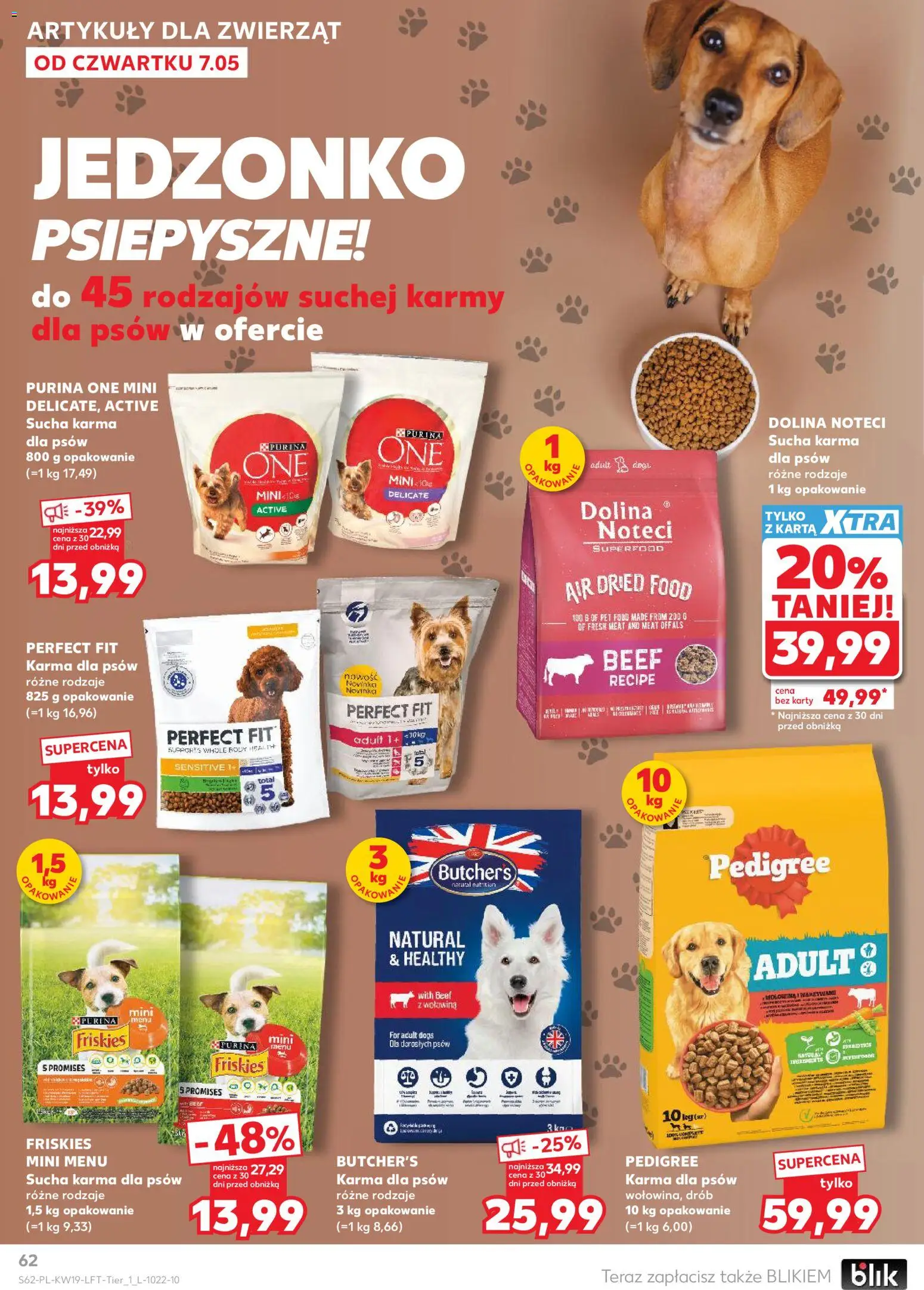 Kaufland gazetka od 07.05.2026 | Strona: 62 | Produkty: Pedigree, Wołowina, Karma dla psów, Warzywa