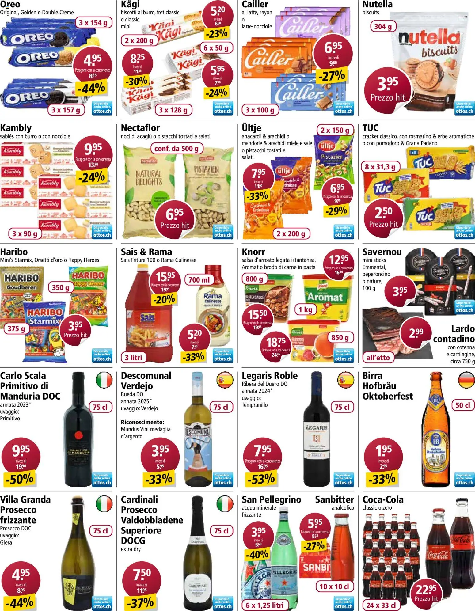 Otto's aktionen IT – gültig ab 08.09.2026 | Seite: 2 | Produkte: Coca Cola, Cracker, Nutella, Prosecco