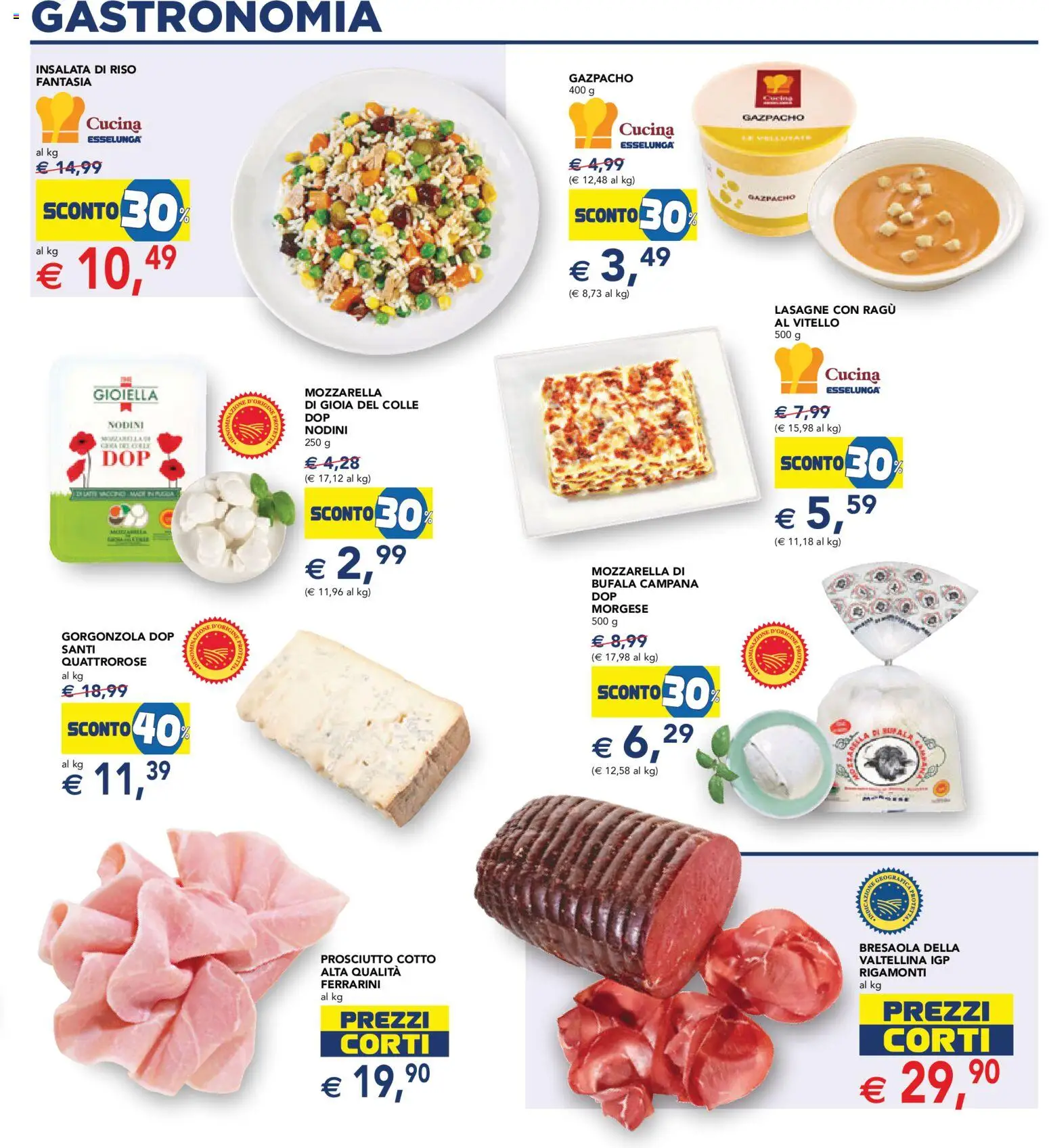 Volantino Esselunga S del 08.06.2026 | Pagina: 5 | Prodotti: Prosciutto Cotto, Bresaola, Prosciutto, Insalata di riso