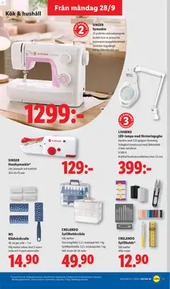 Lidl erbjudanden - Förhandsvisning av reklamblad från butik Lidl aktuell från 28/09/2026 | Sida: 15