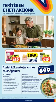 Aldi akciós újság - amely érvényes a következő dátumtól: 2026.08.21. | Oldal: 47
