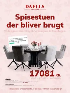 Daells Bolighus - Nyt til spisestuen gyldig fra 15/04/2026