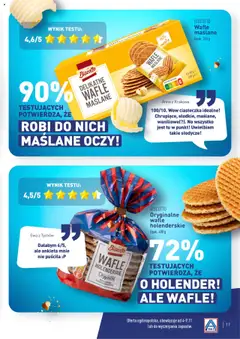 Pogląd oferty "BISCOTTO Wafle maślane, Wafle maślane, Opak. 240 g" - ważna od 04.11.2024 | Strona: 17 | Produkty: Słodycze, Wafle, Ciasteczka