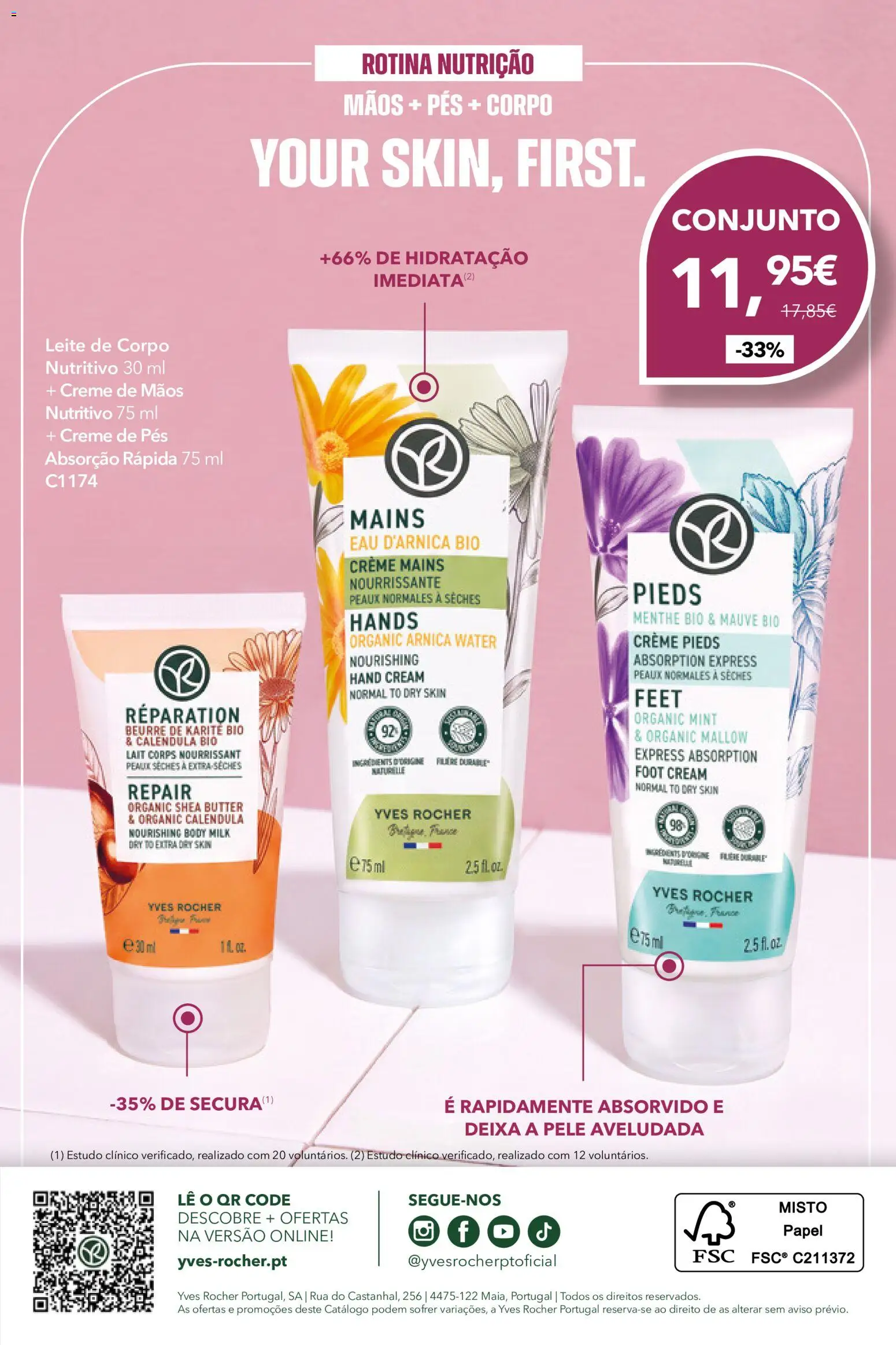 Yves Rocher Catalogo 13 │ válido de 21/10/2026 | Página: 76 | Produtos: Leite, Creme