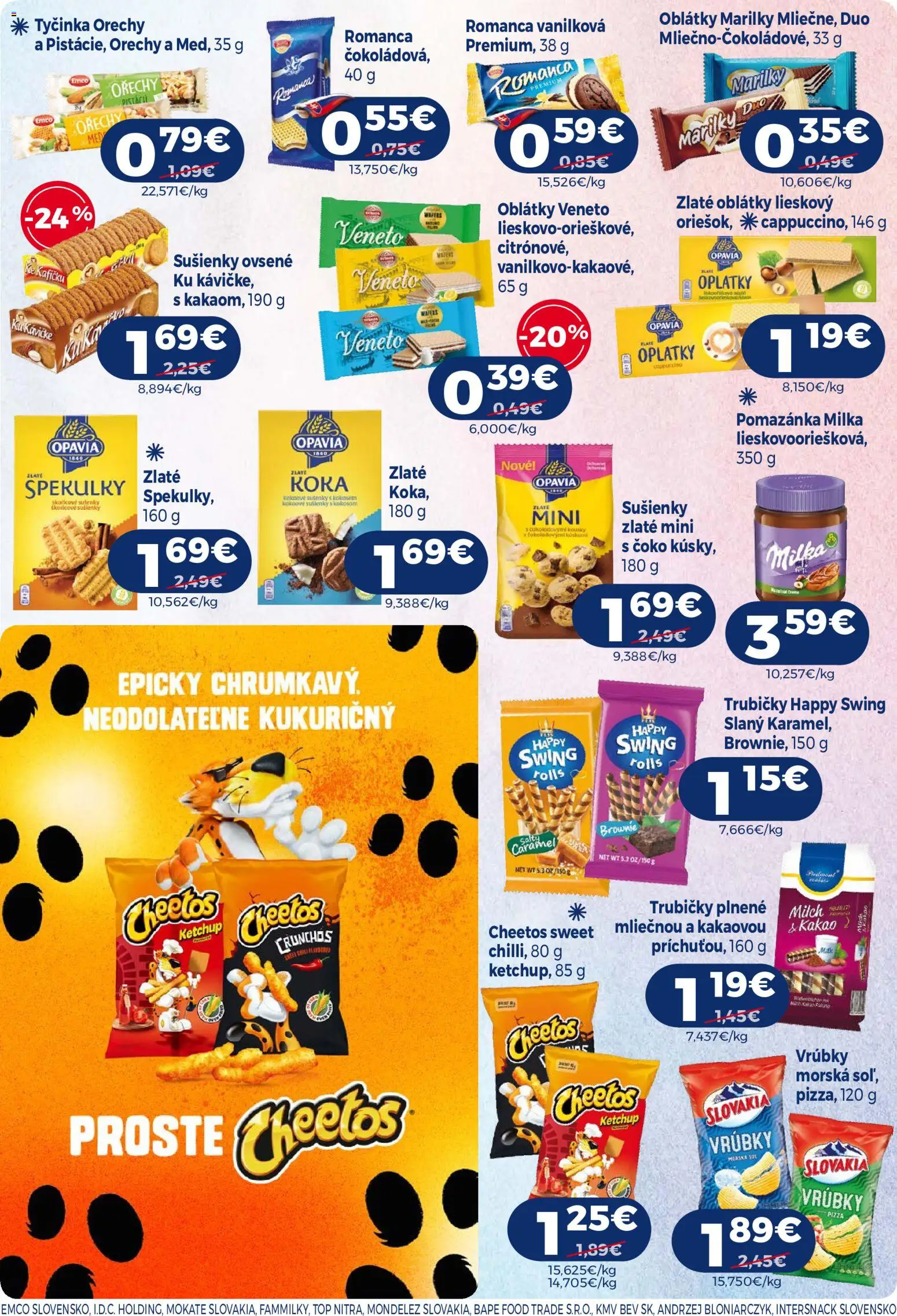 Nové Milk Agro akcie – leták je platný od 22.07.2026 | Strana: 11 | Produkty: Pizza, Sušienky, Orechy, Trubičky