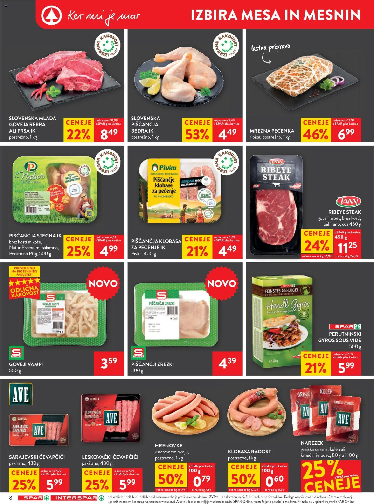 Novi Spar katalog ponudbe – veljaven od 21.10.2026 | Stran: 14
