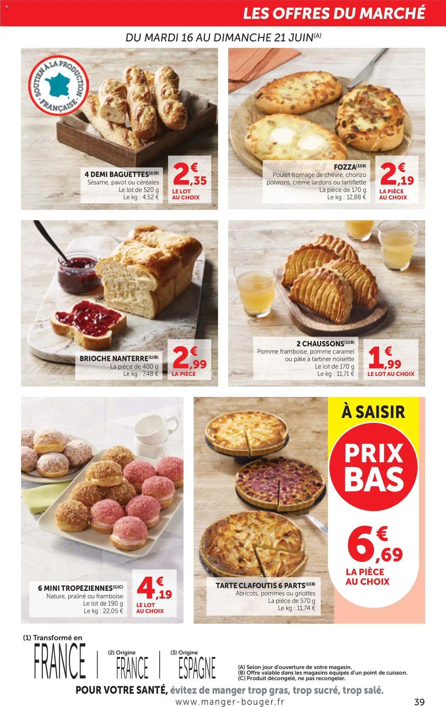 {H1} | Page: 39 | Produits: Pomme, Lardons, Pâte à tartiner, Tartiflette