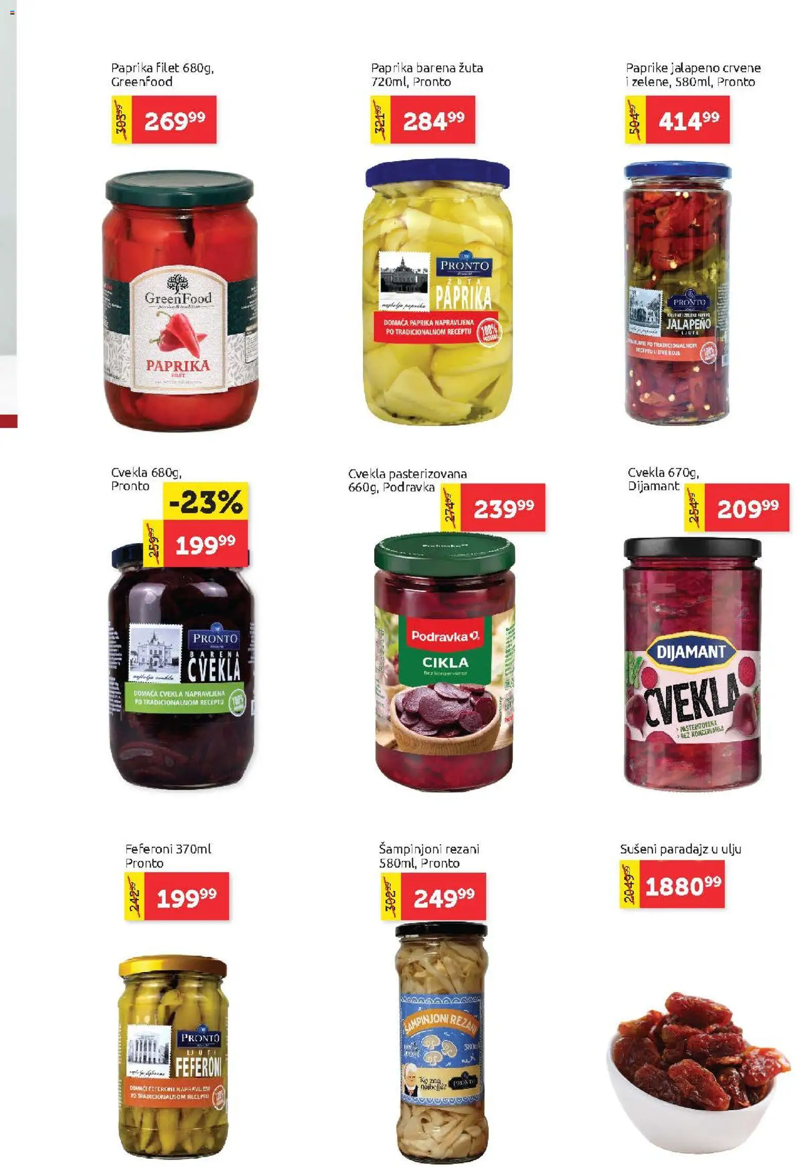 SuperVERO katalog - važi od 01.10.2026 | Strana: 31 | Proizvode: Filet, Šampinjoni, Podravka, Paradajz