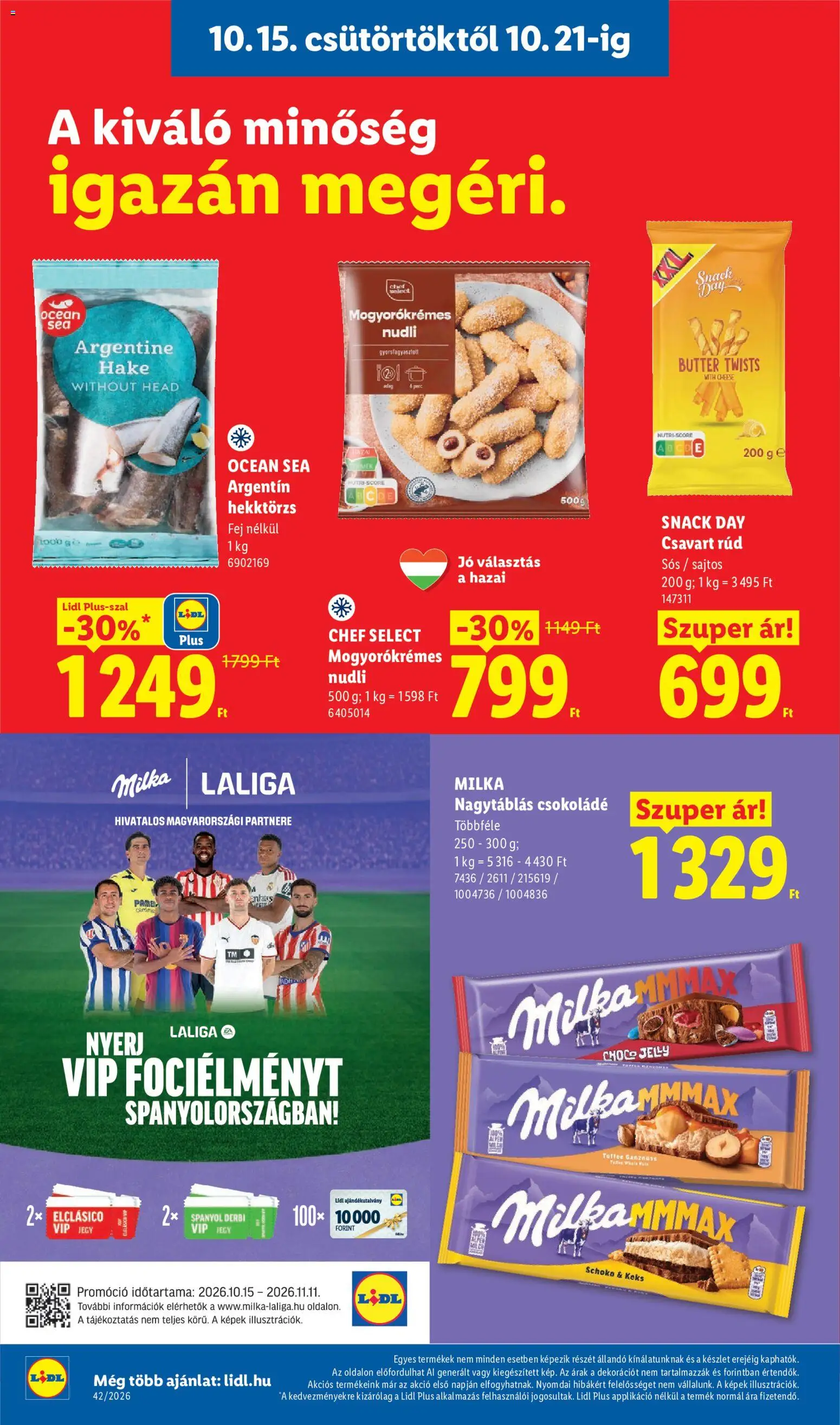 Lidl akciós ujság - amely érvényes a következő dátumtól: 2026.10.15. | Oldal: 12