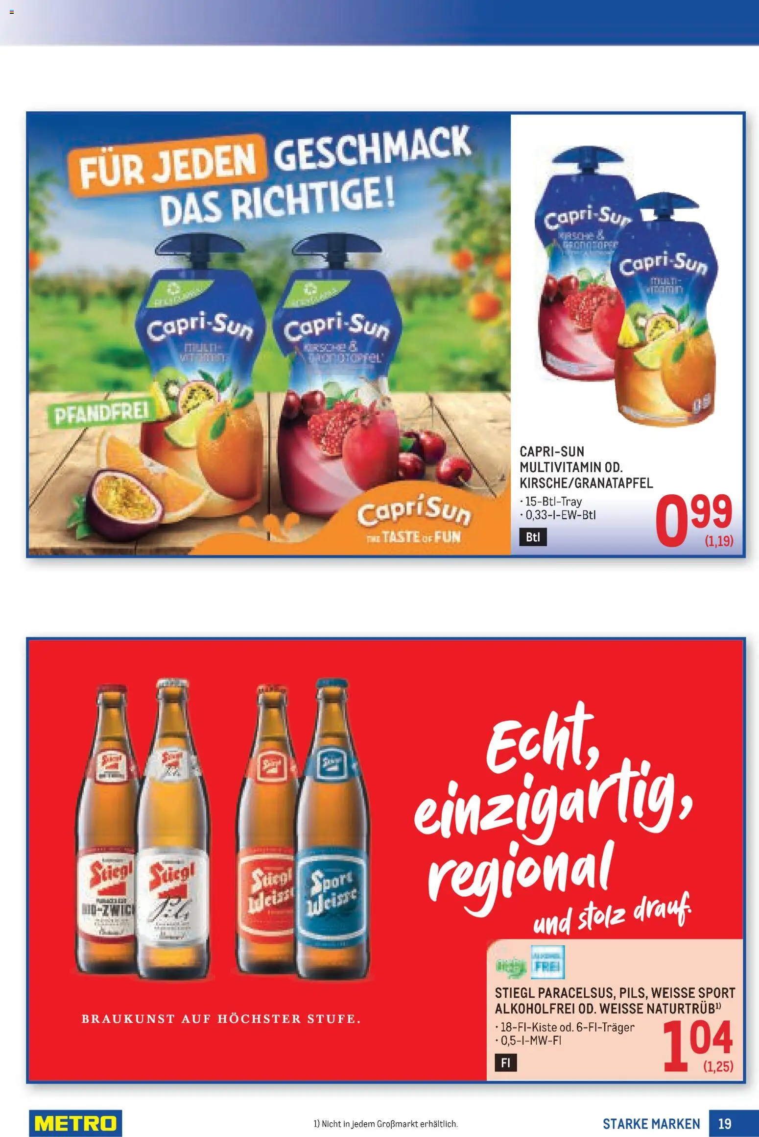 Metro angebote Starke Marken gültig ab 20.08.2026 | Seite: 19 | Produkte: Multivitamin