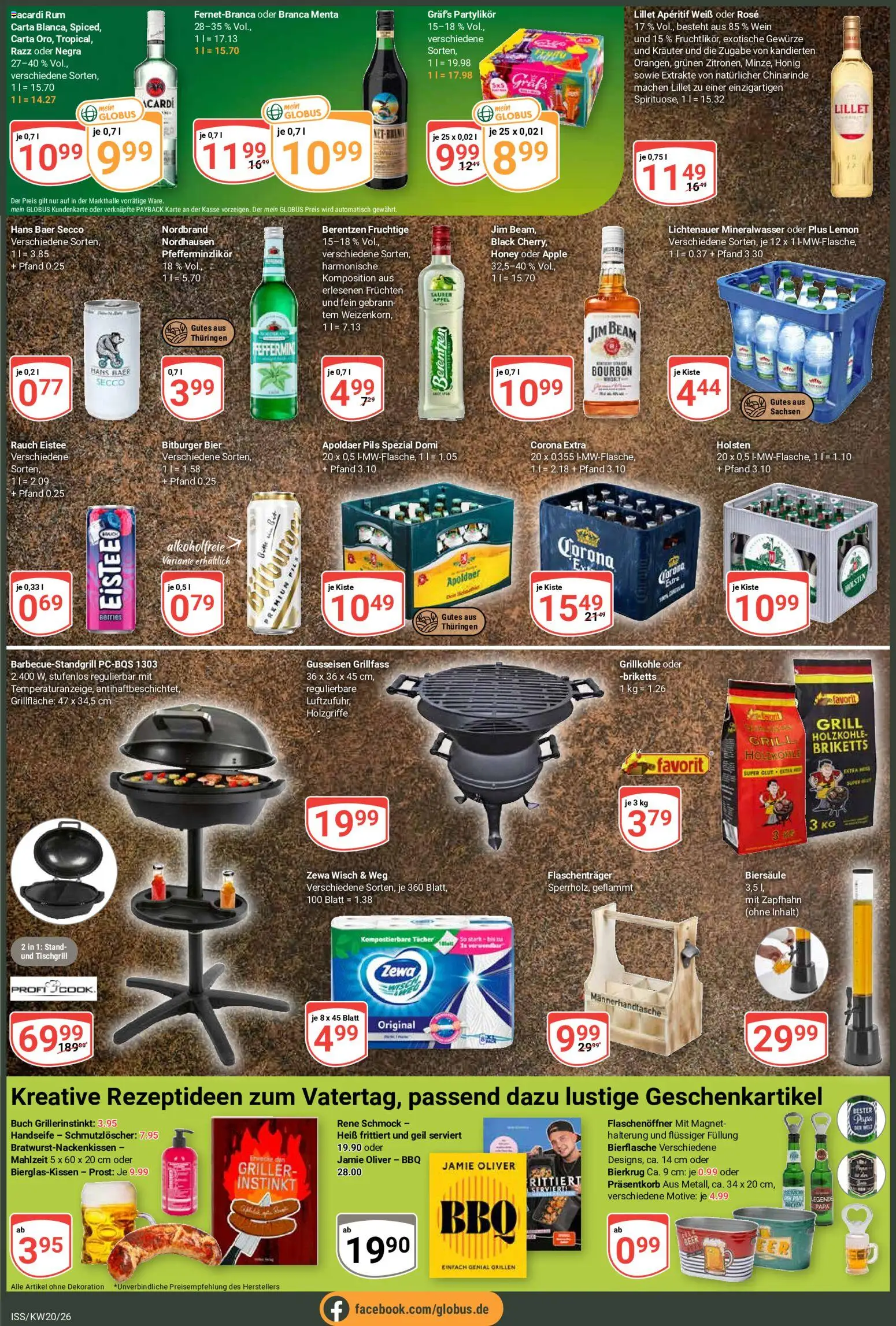 Globus Prospekt 	 – gültig ab 11.05.2026 | Seite: 4 | Produkte: Rum, Äpfel, Holsten, Mineralwasser