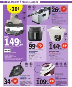 E.Leclerc - Prévisualisation de MULTICUISEUR COOKEO+, 80 recettes intégrées. 6 modes de cuisson. Accessoire inclus: panier vapeur. Eléments compatibles lave-vaisselle. valide à partir de 19.05.2026 | Page: 26