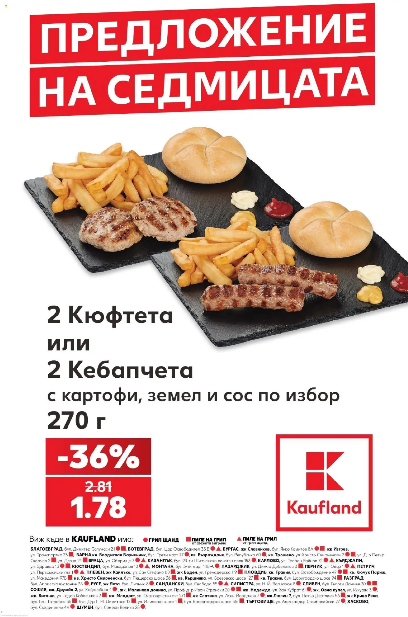 {H1} | Страница: 2 | Продукти: Пиле, Здравец, Сос, Земел