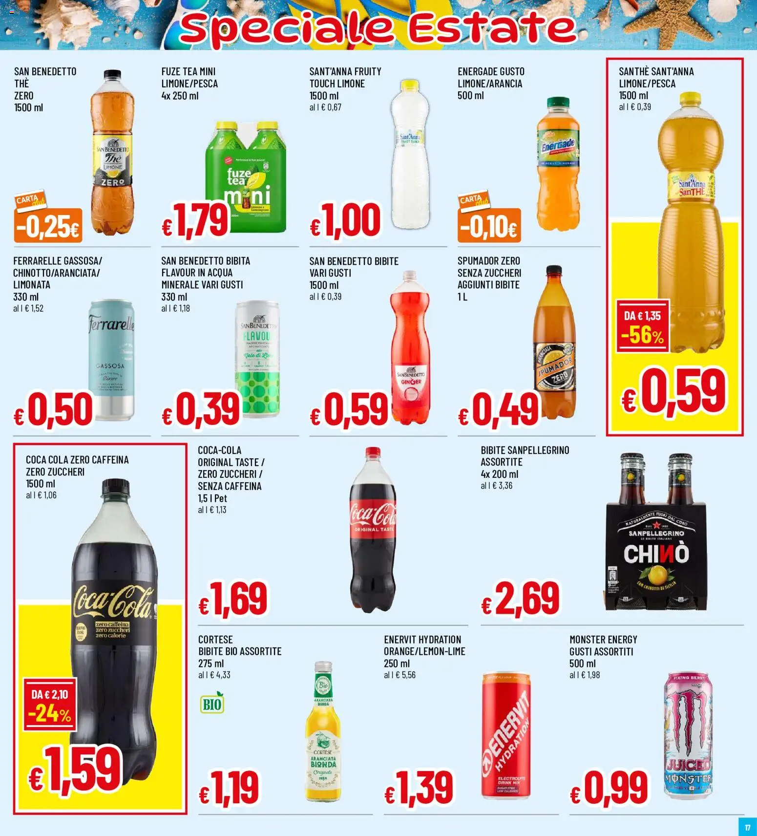 Volantino Galassia del 30/07/2026 | Pagina: 17 | Prodotti: Limonata, Bibite, Bibita, Coca Cola