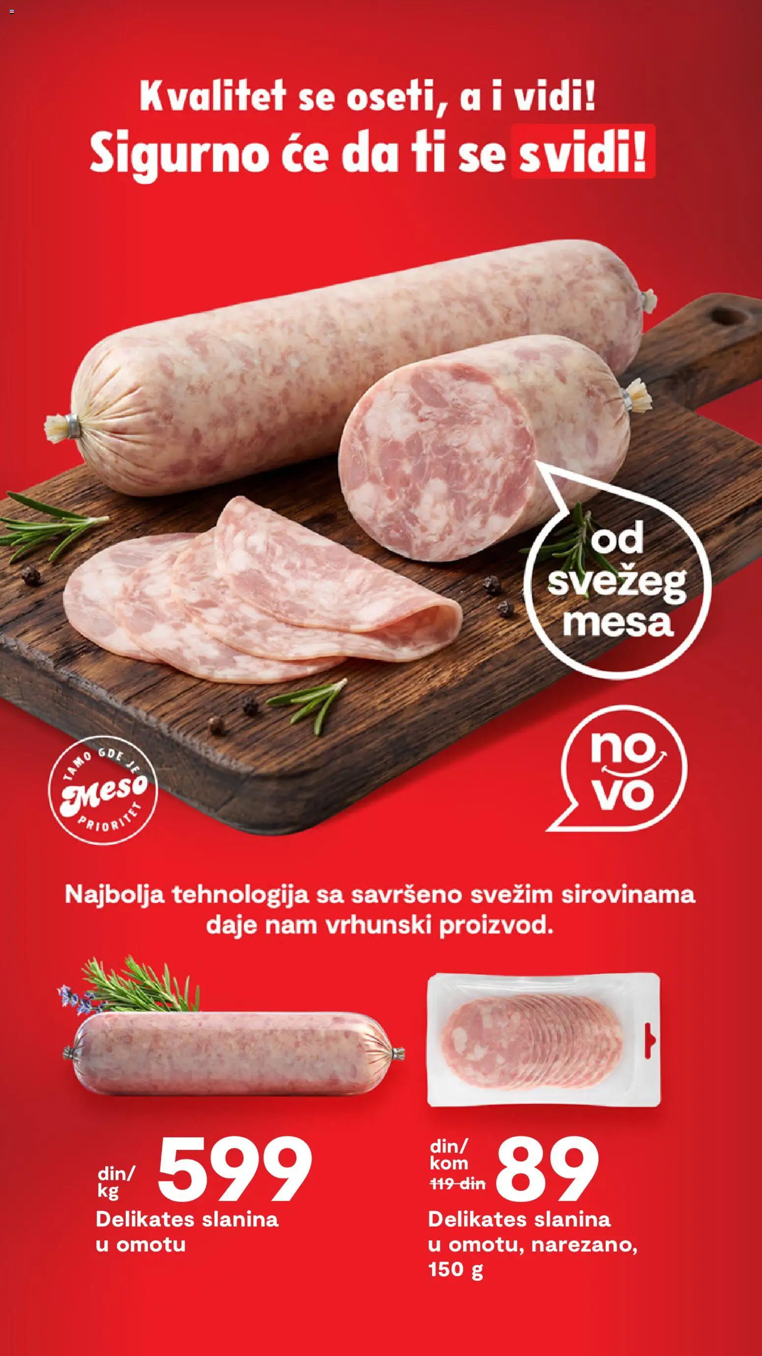 Matijevic katalog - važi od 05.05.2026 | Strana: 8 | Proizvode: Slanina